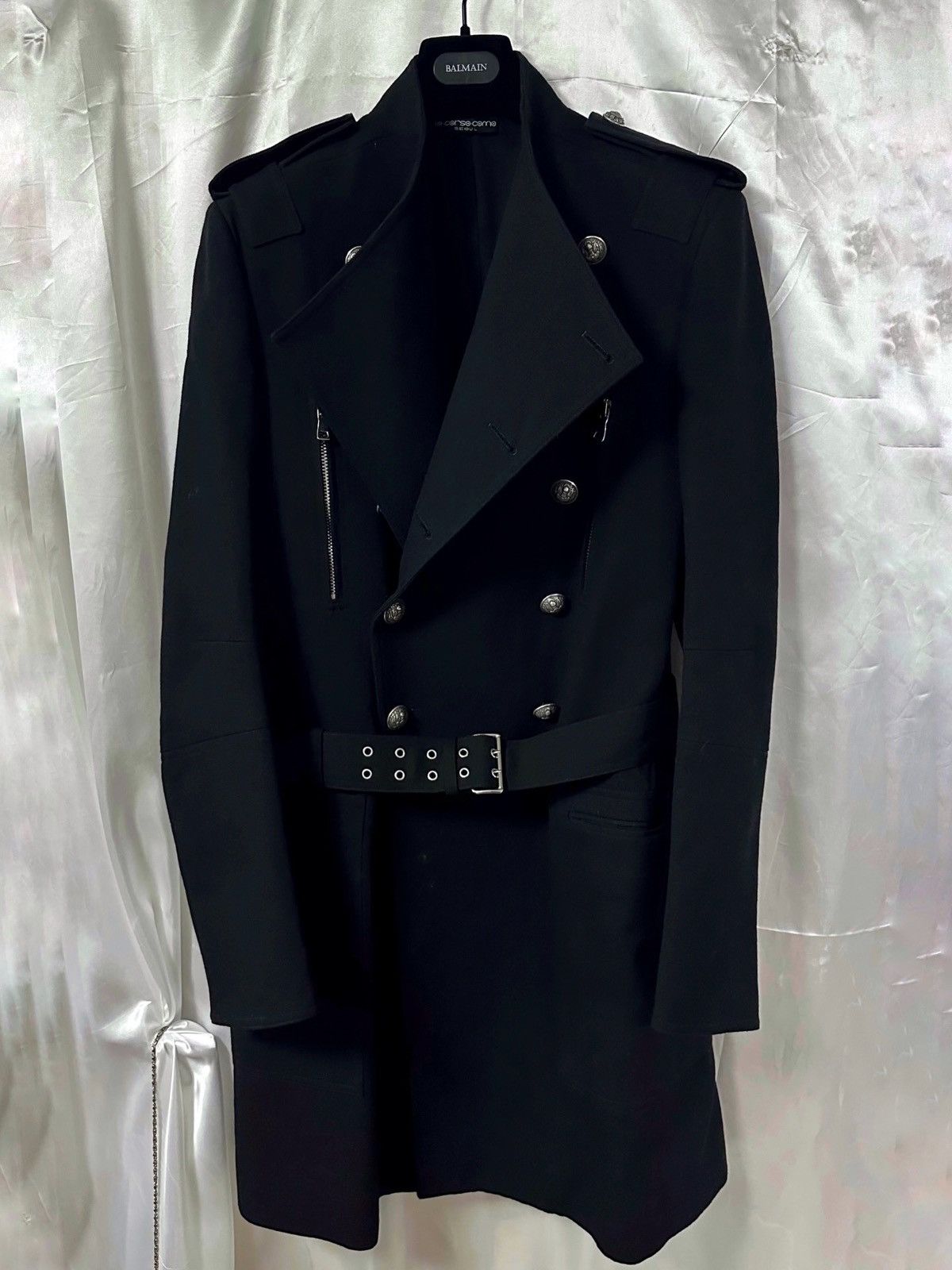 Balmain Balmain AW13 Napoleon Trench Coat Size US M / EU 48-50 / 2 - 2 Thumbnail