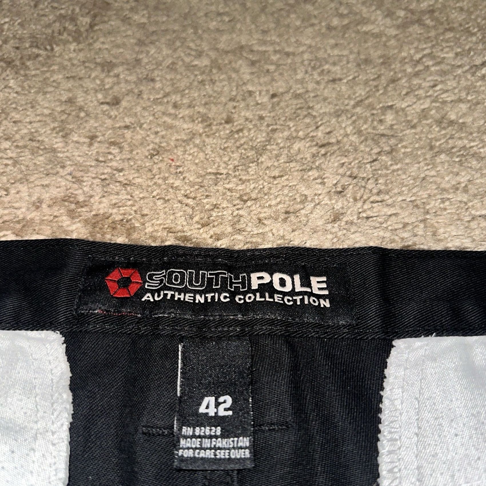 Southpole VINTAGE Southpole Pants Mens 42 Baggy Grunge Skater 2000s Y2K Straight Leg Black Size US 42 / EU 58 - 4 Thumbnail