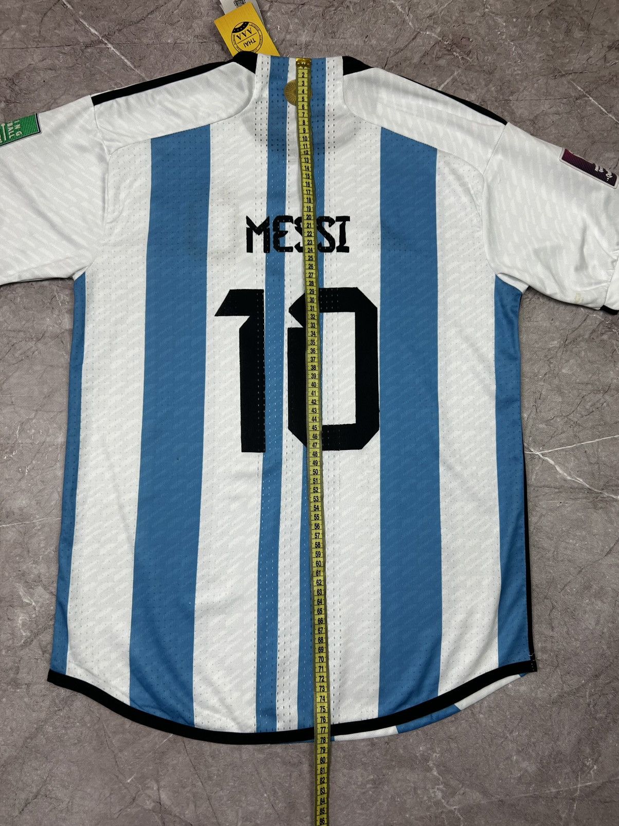 Adidas Adidas Argentina 2022 Messi Home Jersey Player Version Size US L / EU 52-54 / 3 - 16 Thumbnail