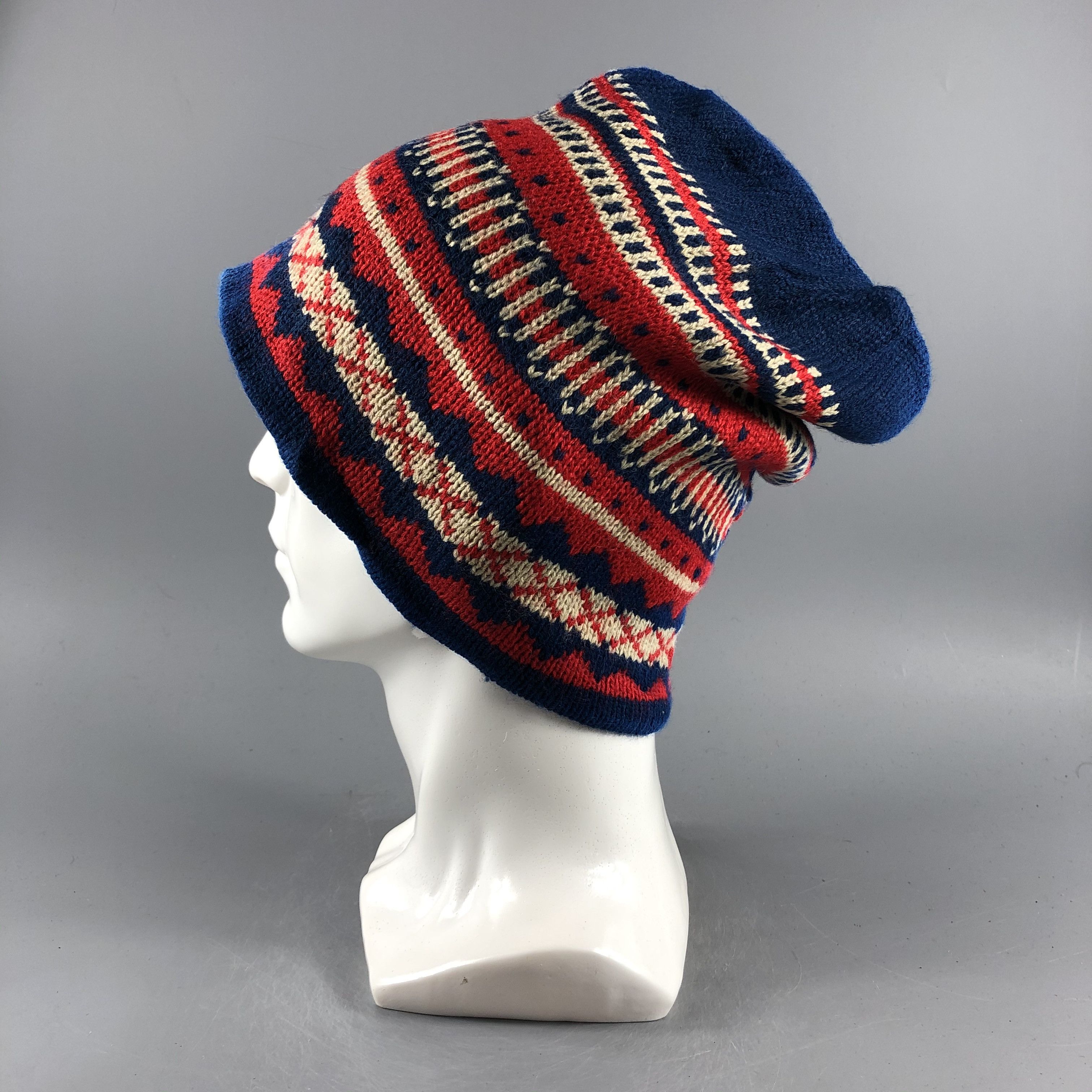 Vintage Vintage Beanie Snow Hat Snow Cap -D368 Size ONE SIZE - 1 Thumbnail