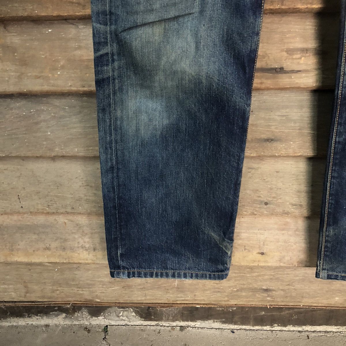 Levi's 501 Levis Strauss & Co faded Blue Denim Pants #7318 Size US 29 - 9 Thumbnail