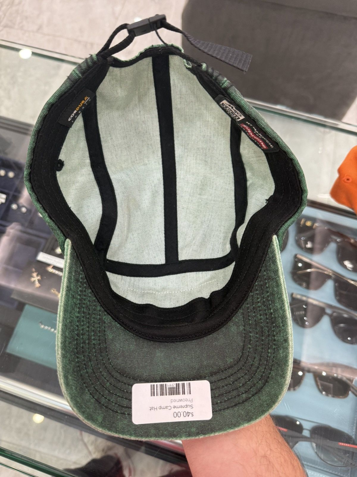 Supreme Supreme Green Washed Cordura Camp Hat Size ONE SIZE - 6 Thumbnail