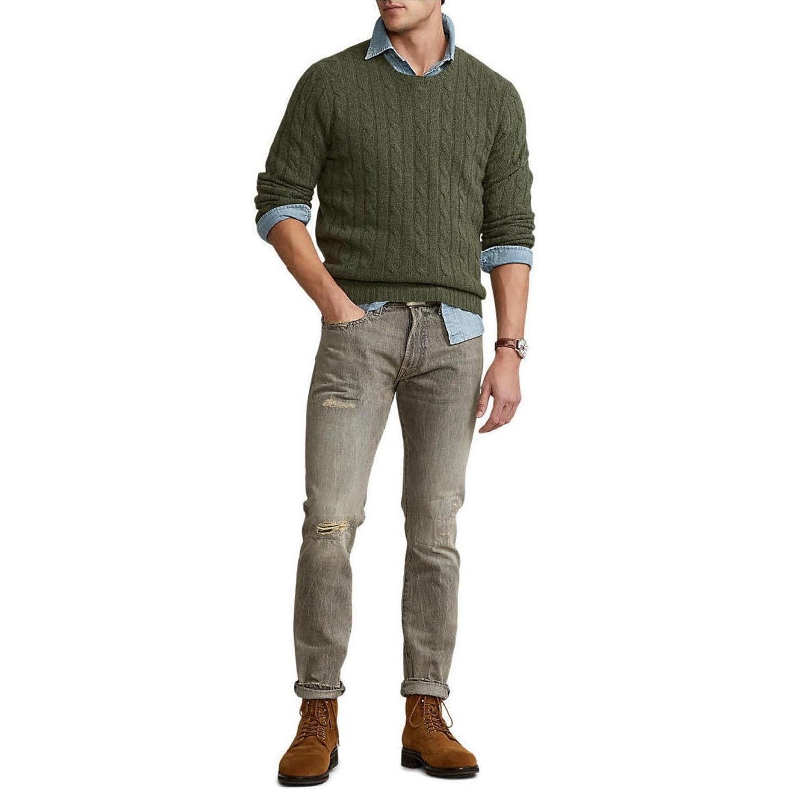 Polo Ralph Lauren NWT Polo Ralph Lauren Brennan Repaired Sullivan Slim Jeans Size US 34 / EU 50 - 3 Thumbnail