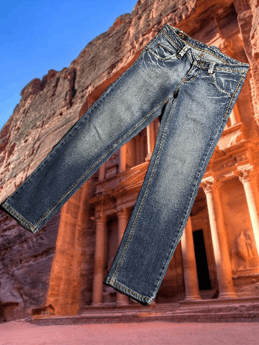 Lee × Vintage Y2K Baggy Wide Jeans Pants Bootcut Y2K Size US 27 - 1 Thumbnail