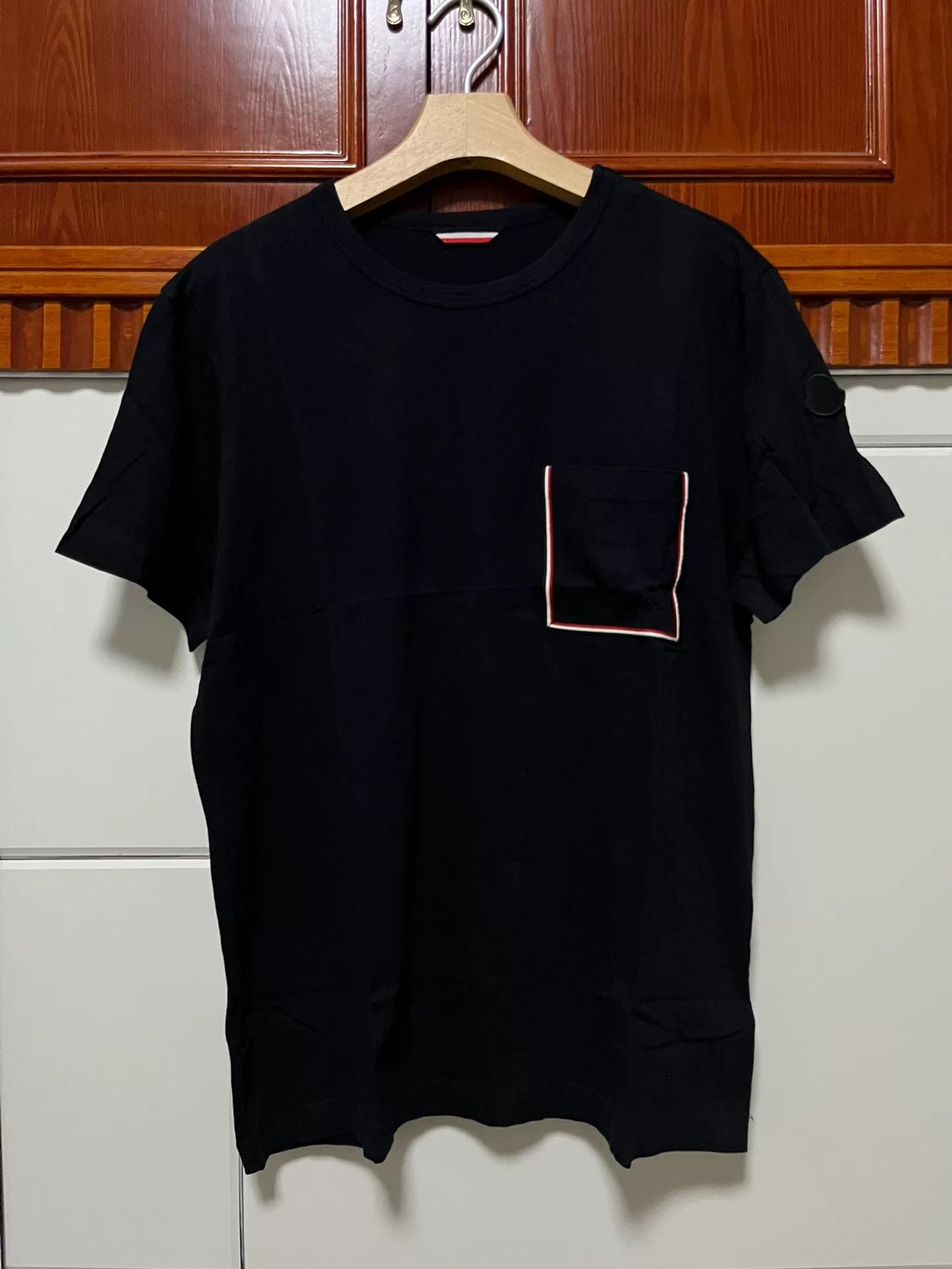 Moncler Moncler Black Label Logo Short-Sleeve T-Shirt Size US XL / EU 56 / 4 - 1 Thumbnail