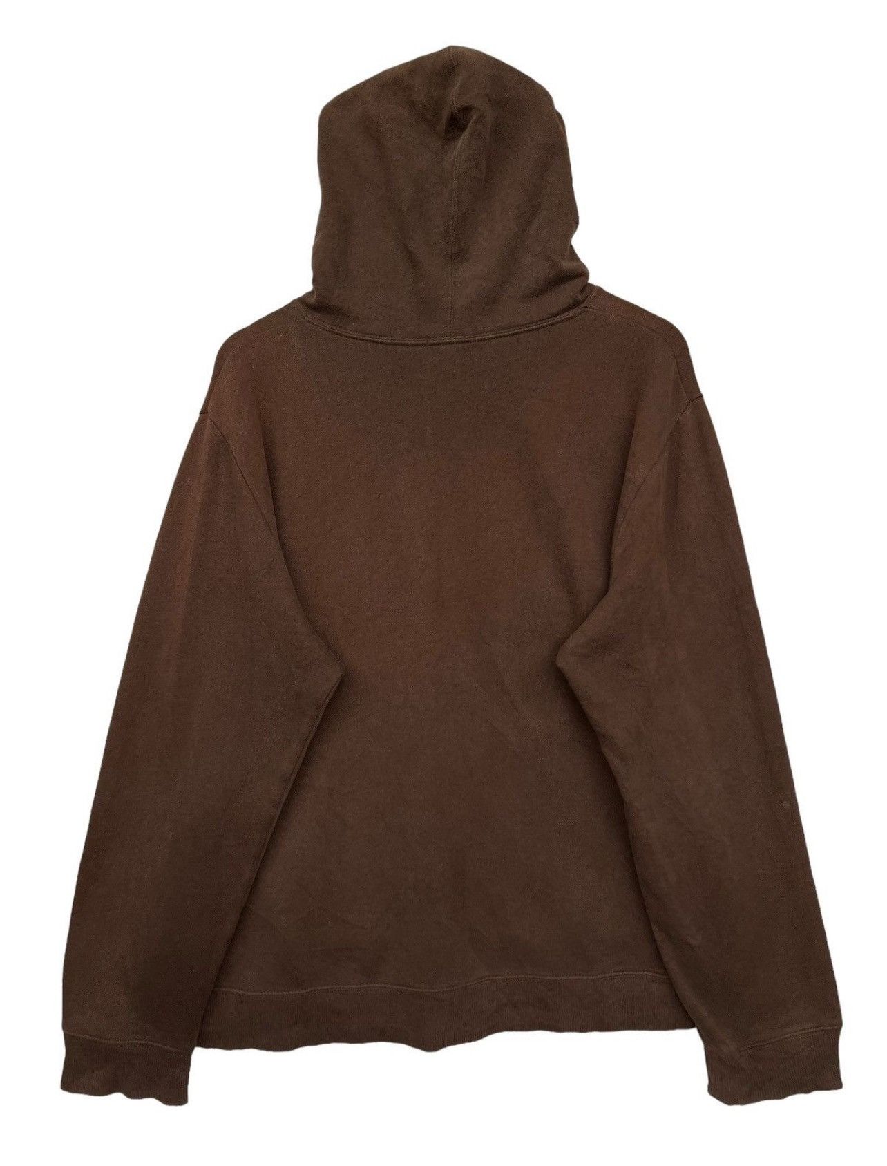 Gap Vintage Gap Brown Distressed Baggy Boxy Hoodie Size US L / EU 52-54 / 3 - 2 Thumbnail