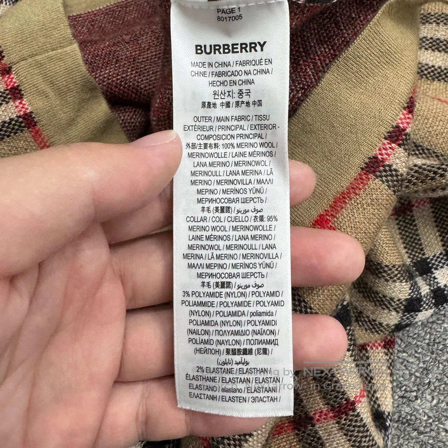 Burberry BURBERRY Checkered wool short-sleeved shirt| Size L / US 10 / IT 46 - 5 Thumbnail