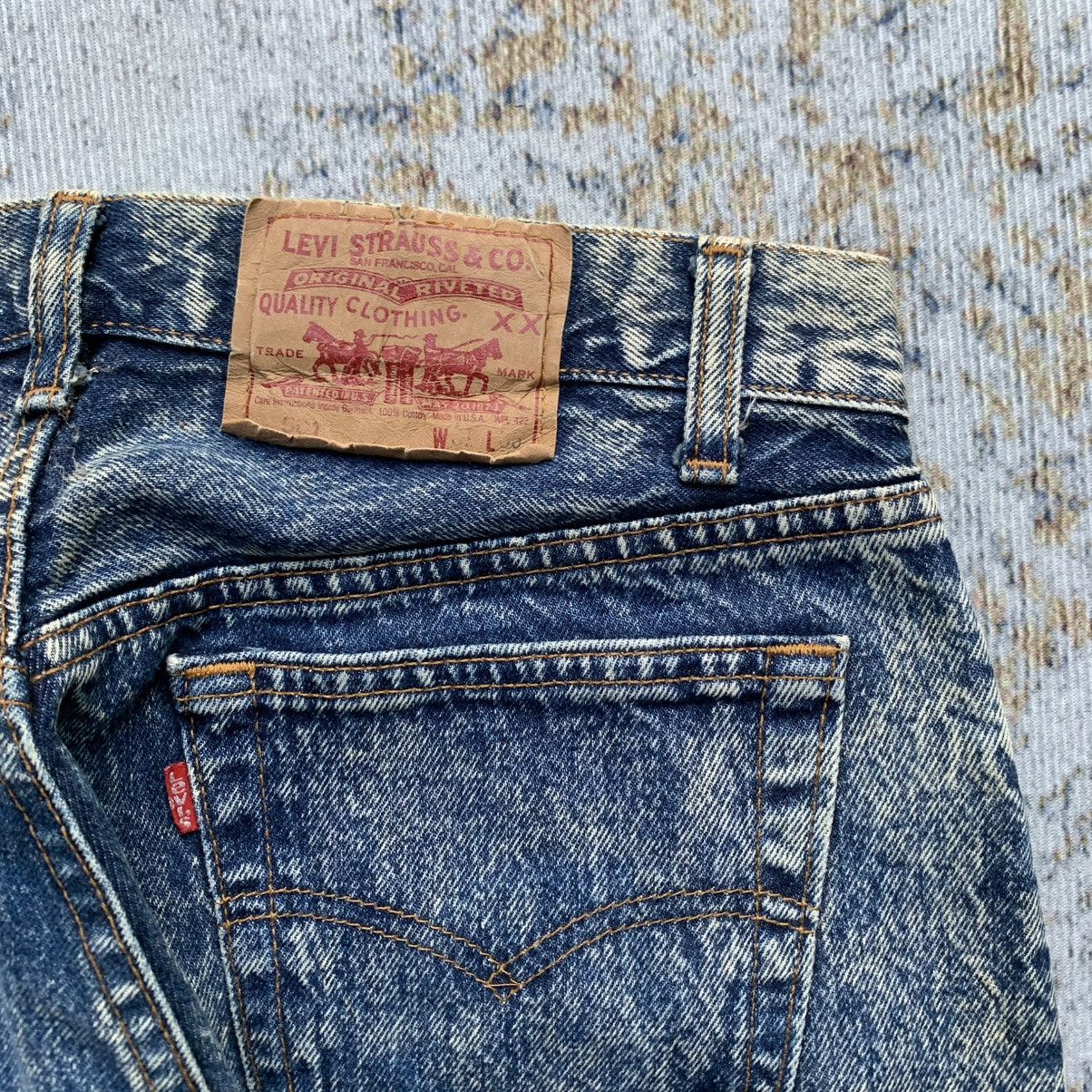 Levi's 90s Vintage Levi's 501 Acid Wash Pants Size US 29 - 2 Thumbnail