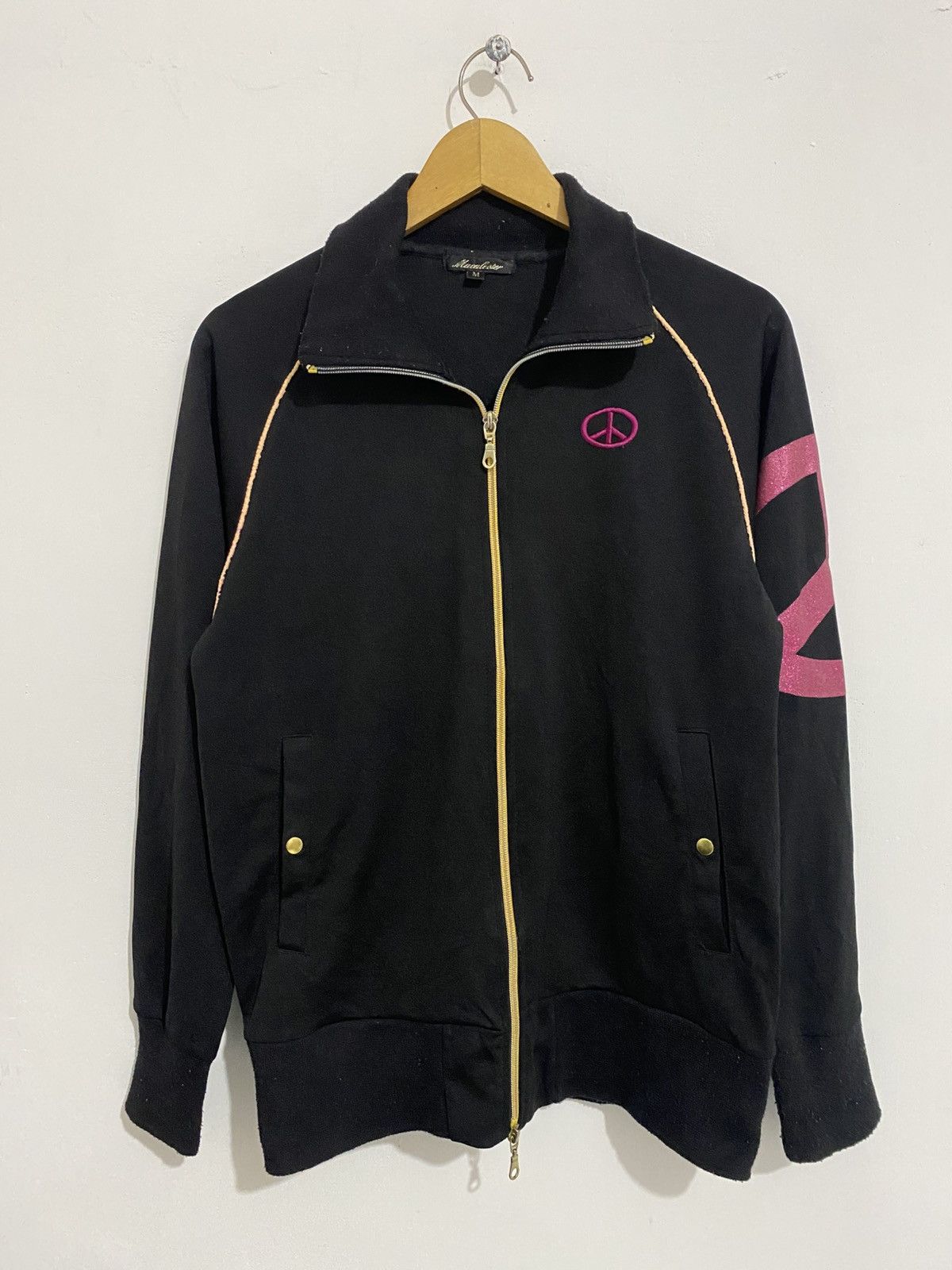 If Six Was Nine 💸BINDINGOFFER💸tracktop peace logo pink lgb 14thaddicition Size US L / EU 52-54 / 3 - 1 Thumbnail