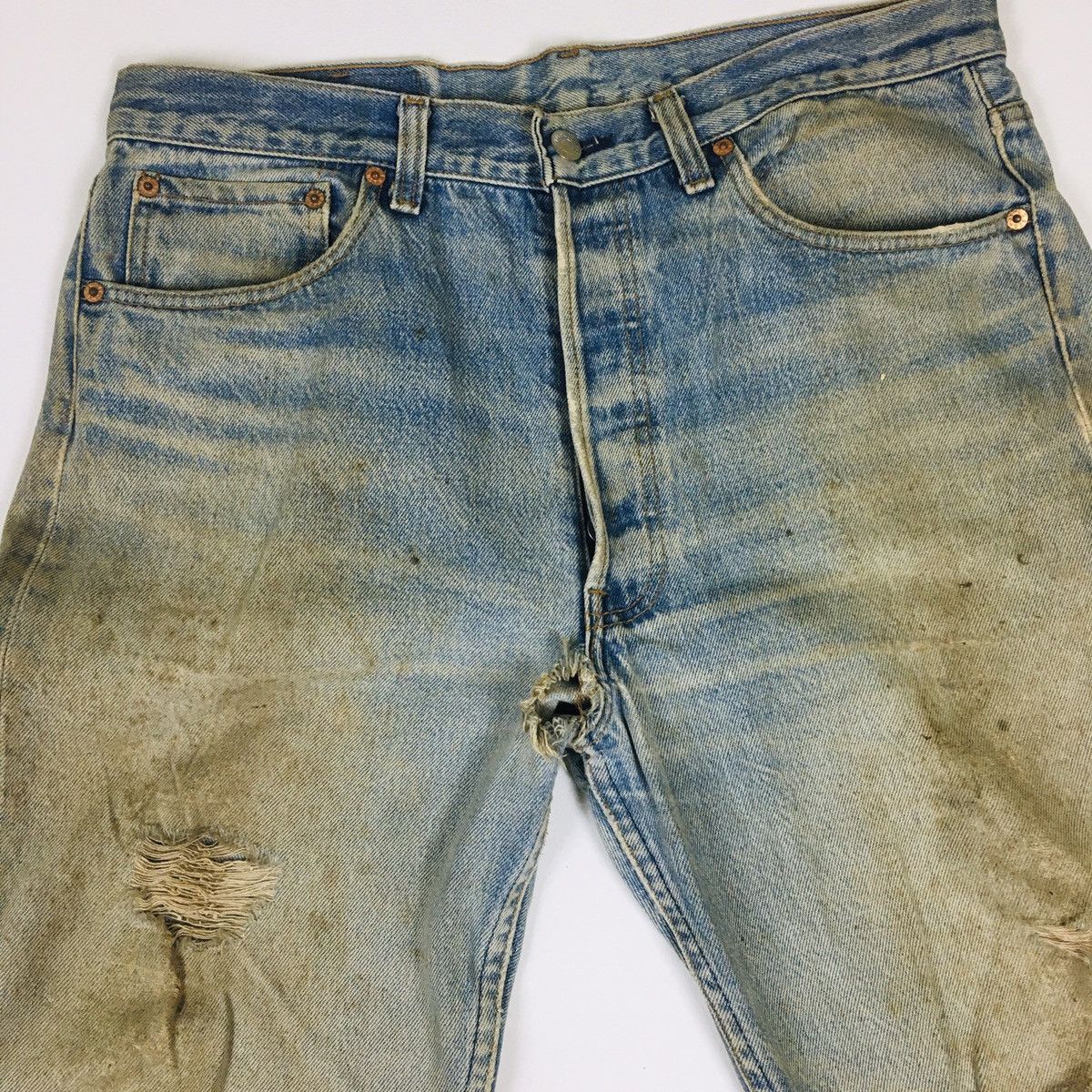 Levi's Vintage Clothing Vintage Levi’s 501xx Distress Size US 35 - 4 Thumbnail