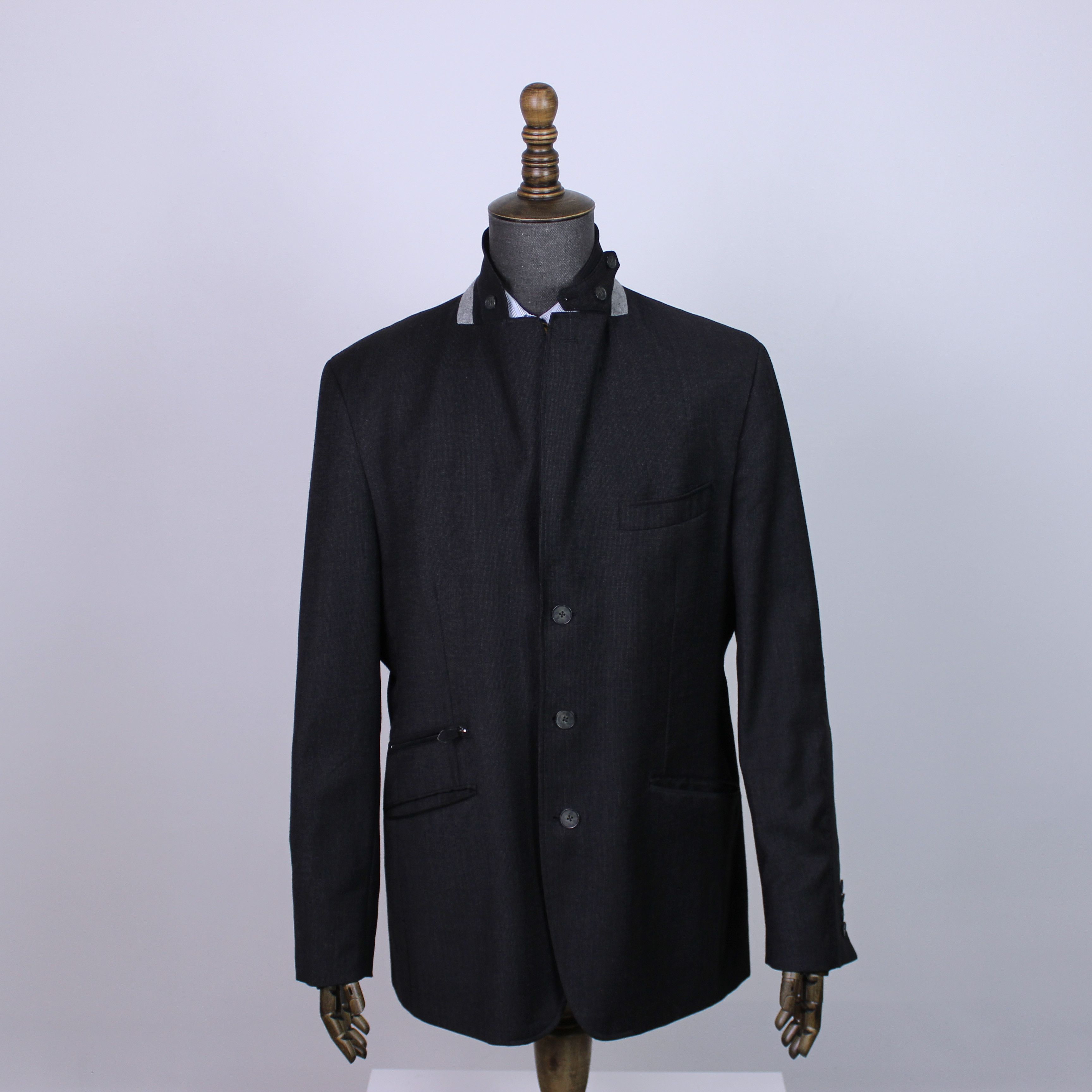 Balmain Balmain blazer jacket wool zip rare L XL lana wool Size 52R - 10 Thumbnail