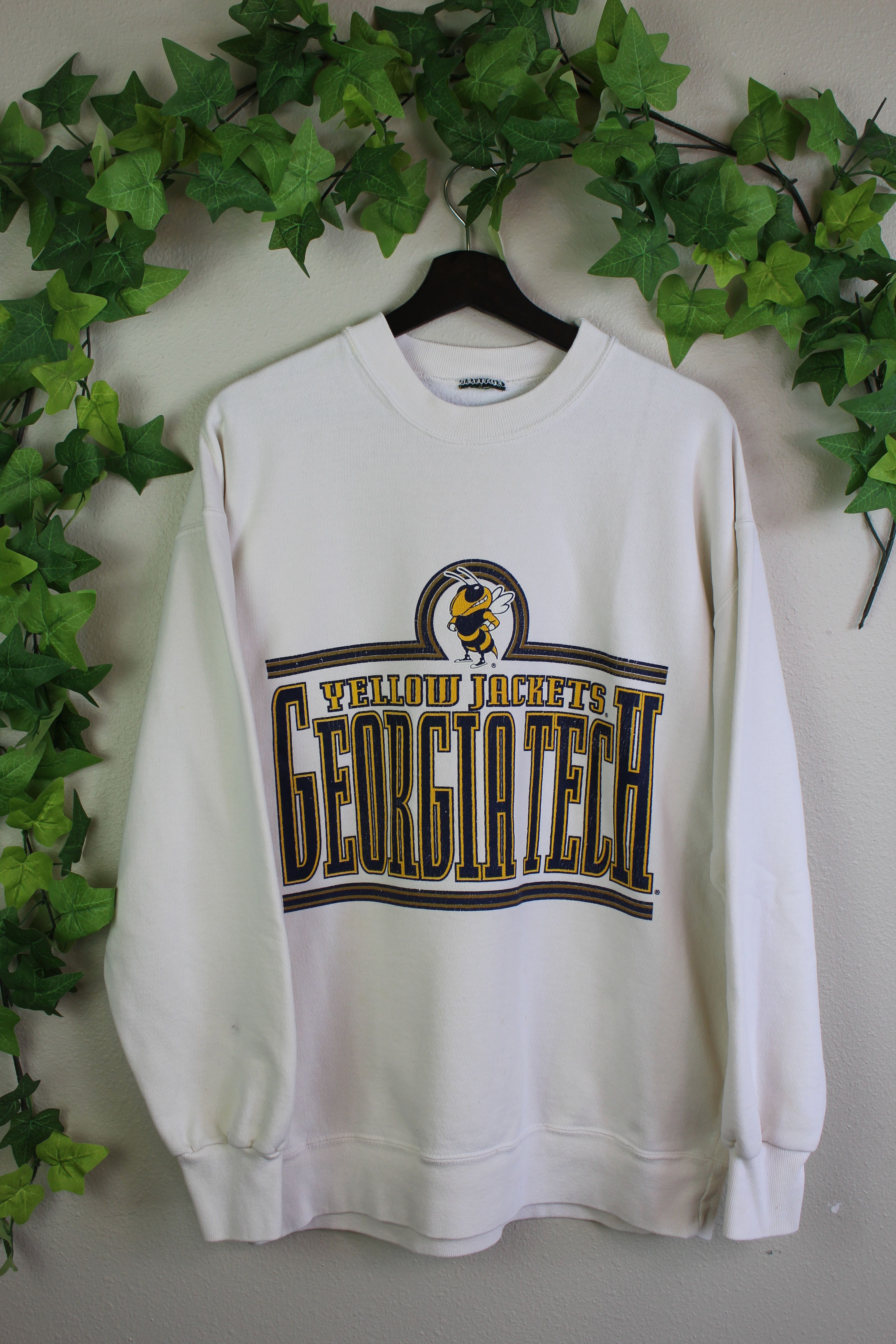 Vintage GEORGIA TECH YELLOW JACKETS SWEATSHIRT Size US L / EU 52-54 / 3 - 1 Thumbnail