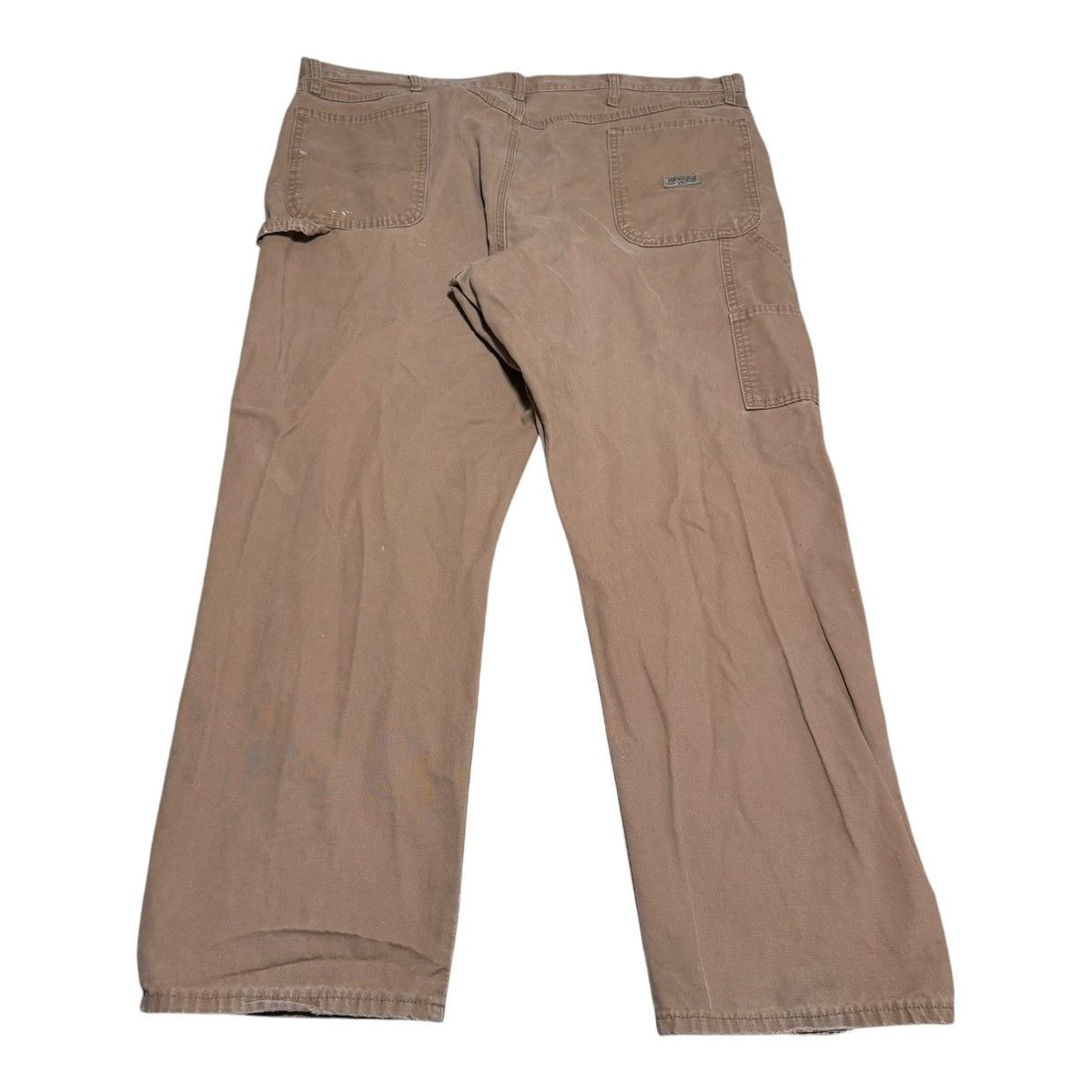 Vintage × Wrangler Wrangler Khaki Paint Splatter Carpenter Pants 44x32 Size US 44 / EU 60 - 3 Thumbnail