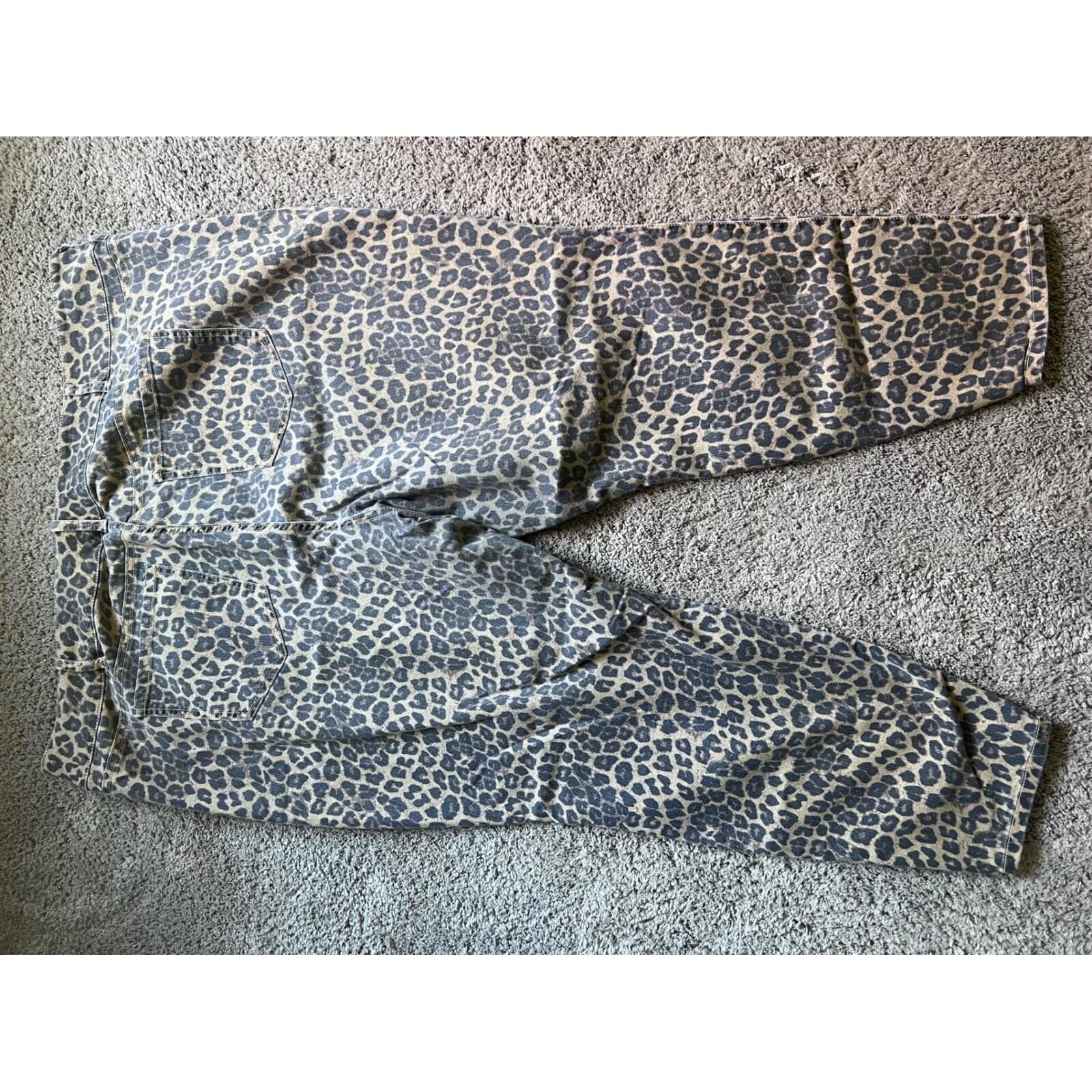 Other Torrid Leopard Print Jeggings Womens 28T High Rise Size 30" / US 8 / IT 44 - 7 Thumbnail