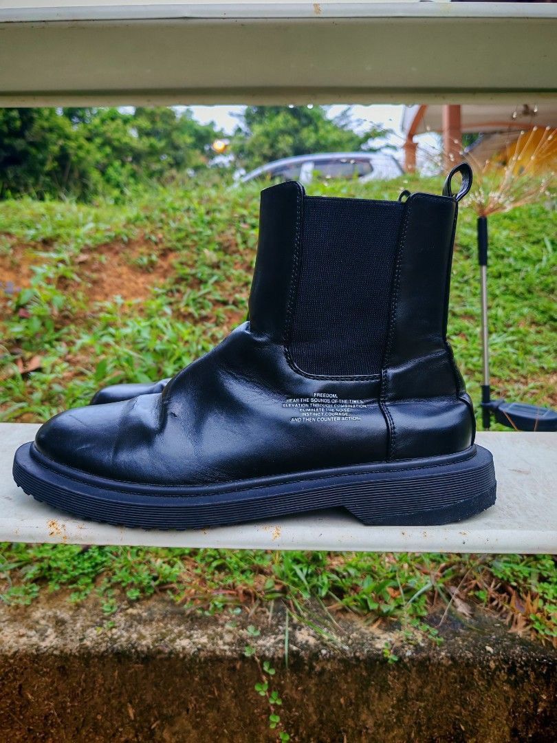 GU × Undercover GU x Undercover Black Chelsea Boots Size 28 Rare Size US 10 / EU 43 - 1 Thumbnail