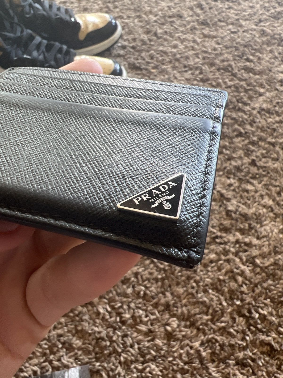 Saffiano Leather Card Wallet