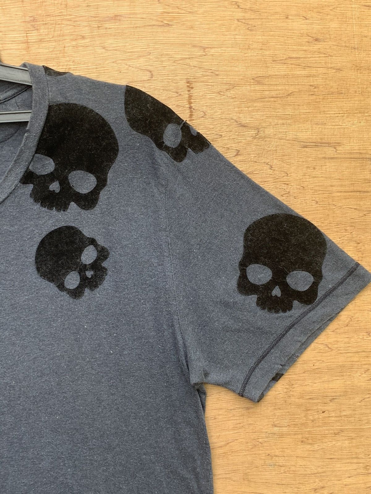 HYDROGEN Rare Hydrogen Velvet Skulls Print Long Sleeve Shirt Size US L / EU 52-54 / 3 - 7 Thumbnail