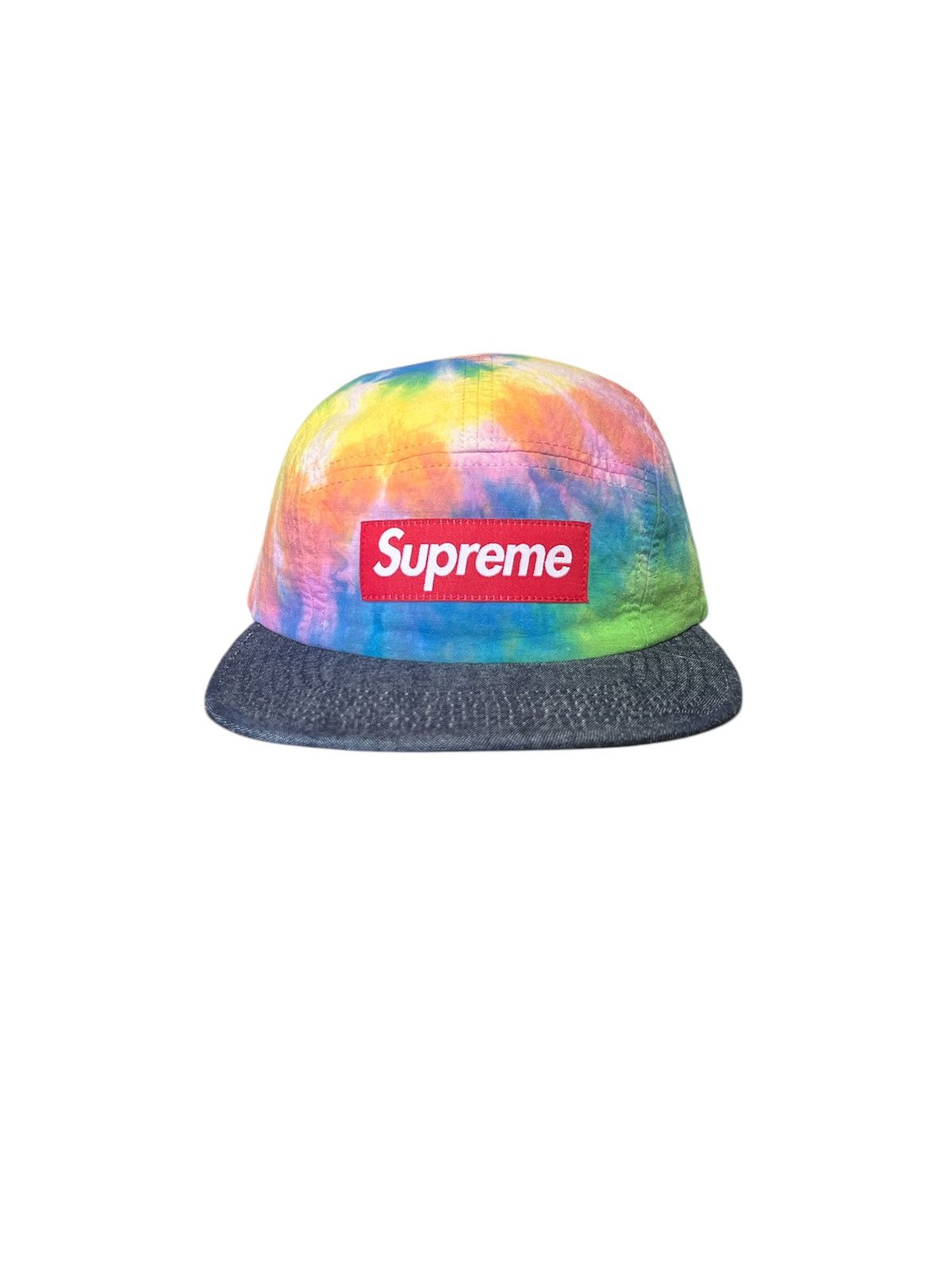 Supreme Supreme SS13 Tye Dye Camp Cap Hat New Box Logo | Grailed display picture 3