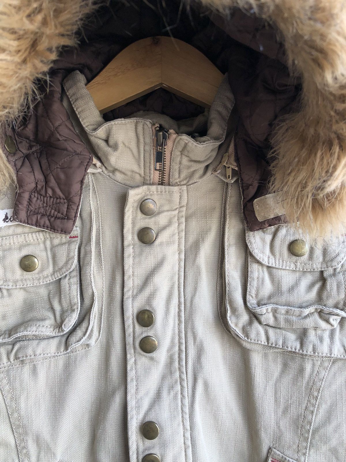 If Six Was Nine × Japanese Brand × Le Grande Bleu (L.G.B.) STUDDED DISTRESSED BUCKARO FAUX FUR HOODIE LGB STYLE Size US S / EU 44-46 / 1 - 5 Thumbnail