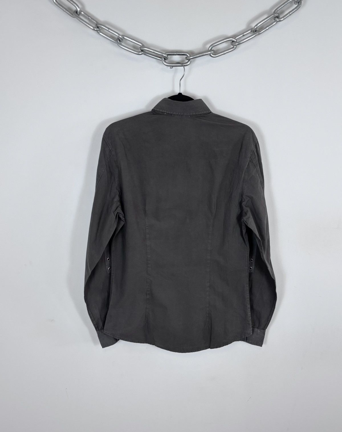 Moschino Vintage Moschino Jeans Men’s Khaki Brown Long Sleeve Shirt Size US M / EU 48-50 / 2 - 18 Thumbnail