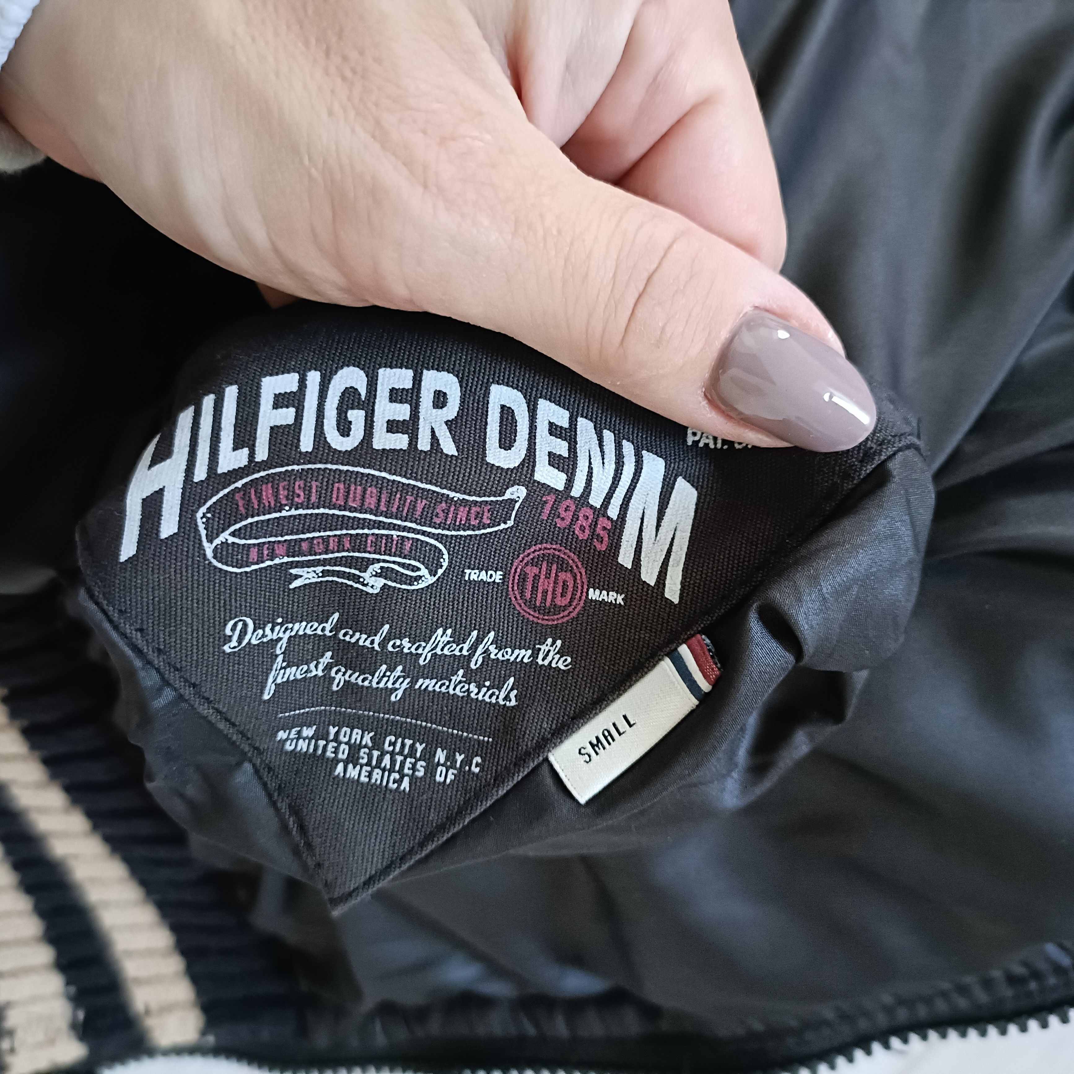 Tommy Hilfiger Men's Reversible Cotton Hooded Full Zip Jacket ! Size US S / EU 44-46 / 1 - 7 Thumbnail