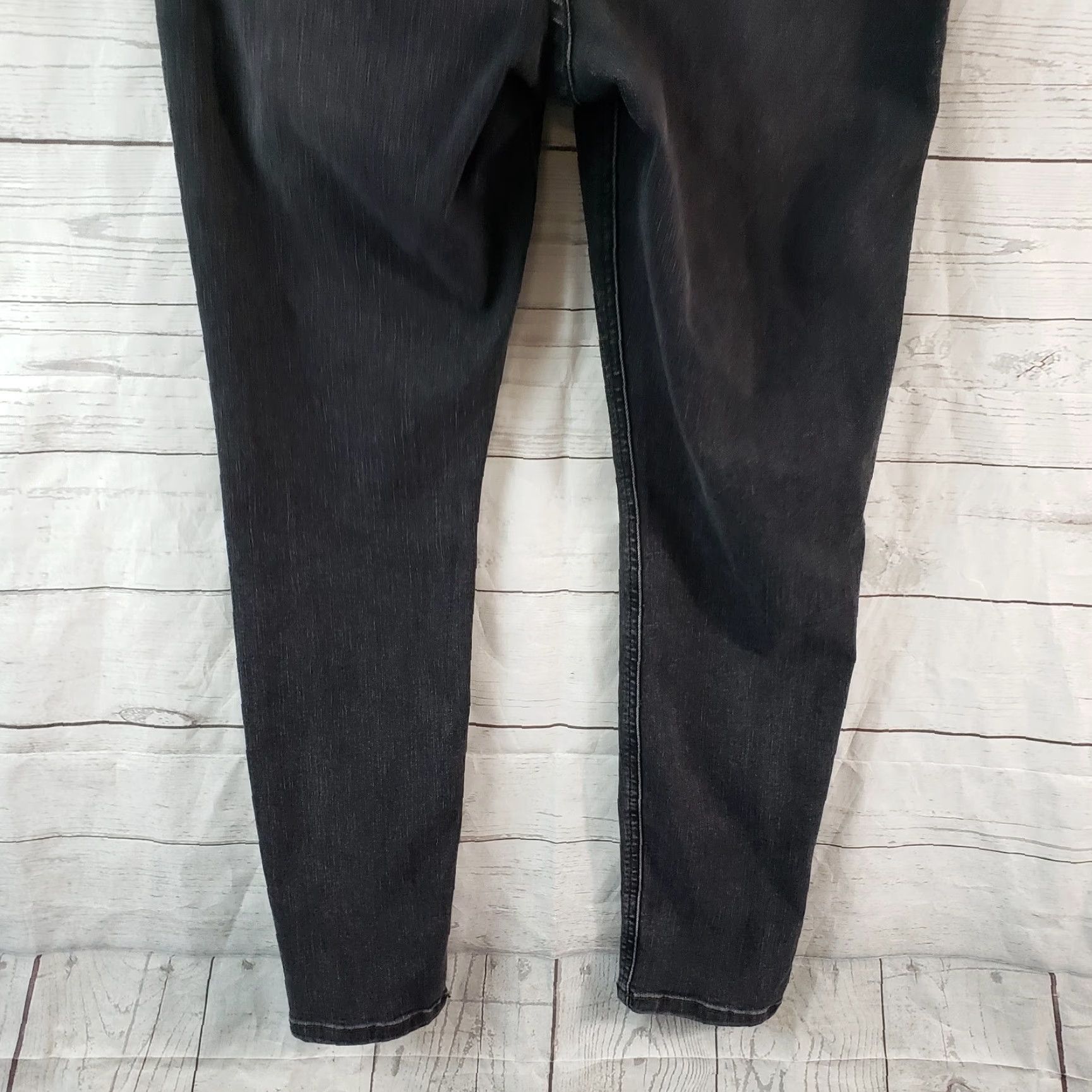 Free People Free People We The Free Montana Skinny Jeans Womens Black 31 Inseam 26.5" High Rise Distressed: No Size 24" / US 00 / IT 34 - 5 Thumbnail