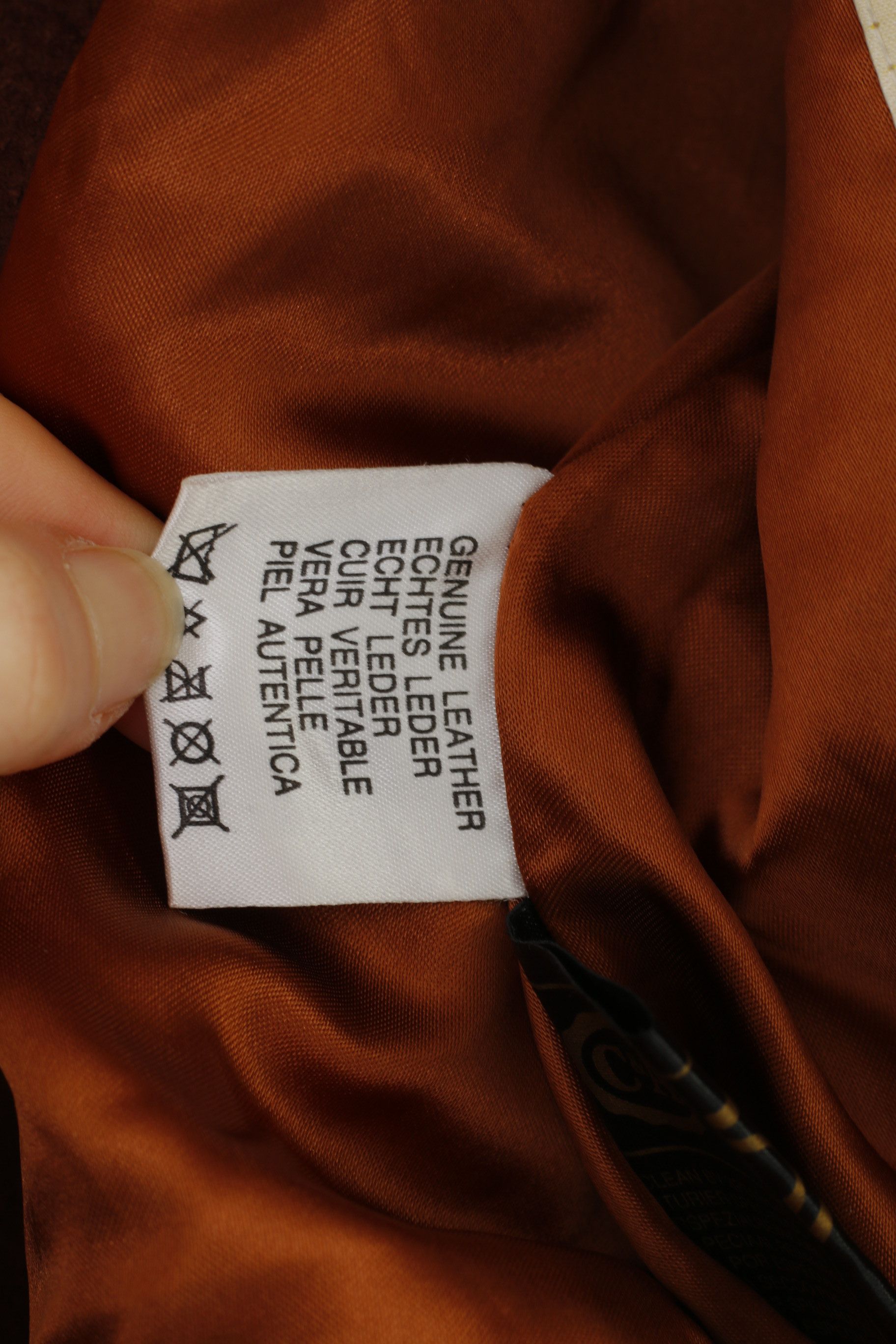 C&A C&A Yessica Women 10 36 S Leather Jacket Shoulder Pads 10870 Size L / US 10 / IT 46 - 7 Thumbnail