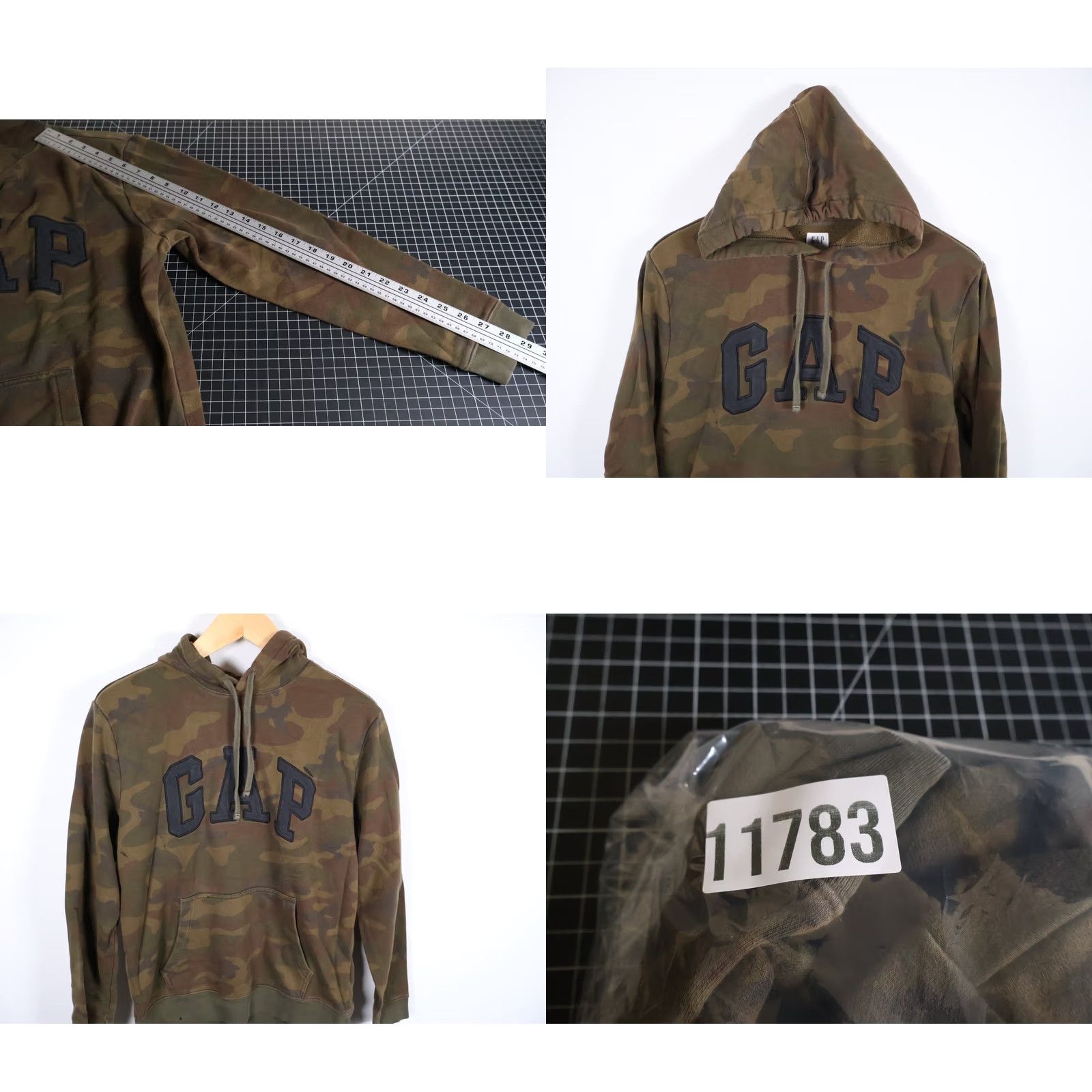 Gap GAP Hoodie Men’s Medium Green Camo Embroidered Camouflage Sweatshirt Size US M / EU 48-50 / 2 - 8 Thumbnail