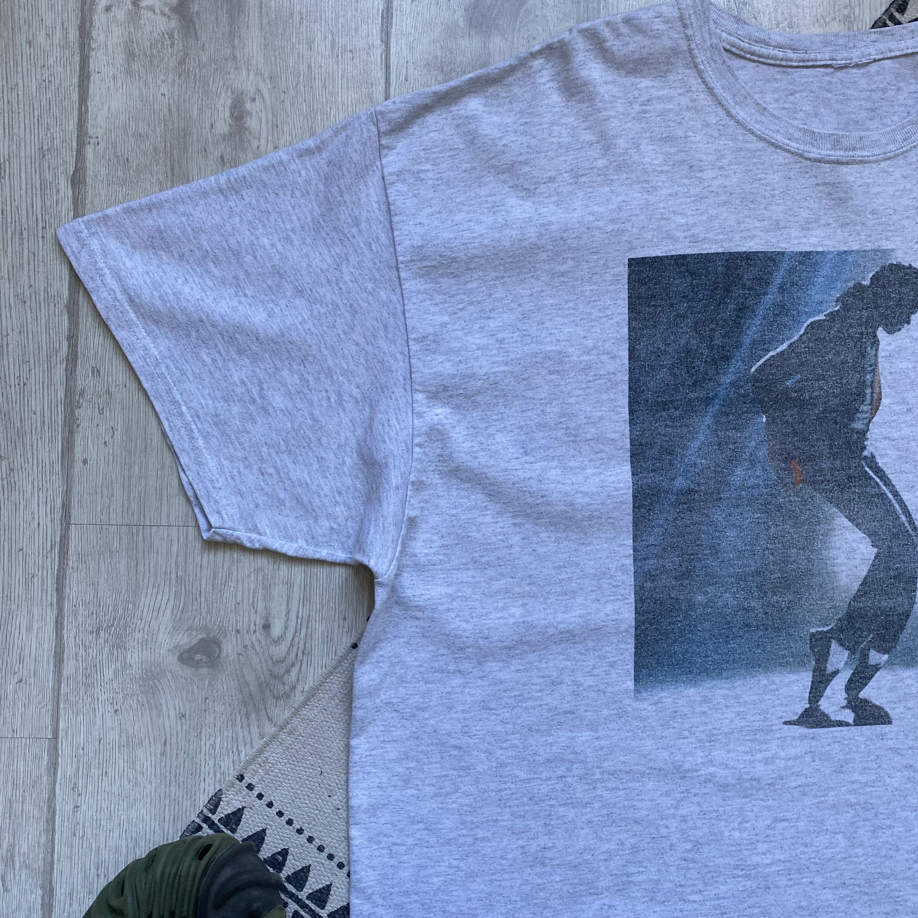 Michael Jackson 🎤 Vintage 90s Michael Jackson Band tee Y2K Heavy T-shirt Size US XXL / EU 58 / 5 - 7 Thumbnail