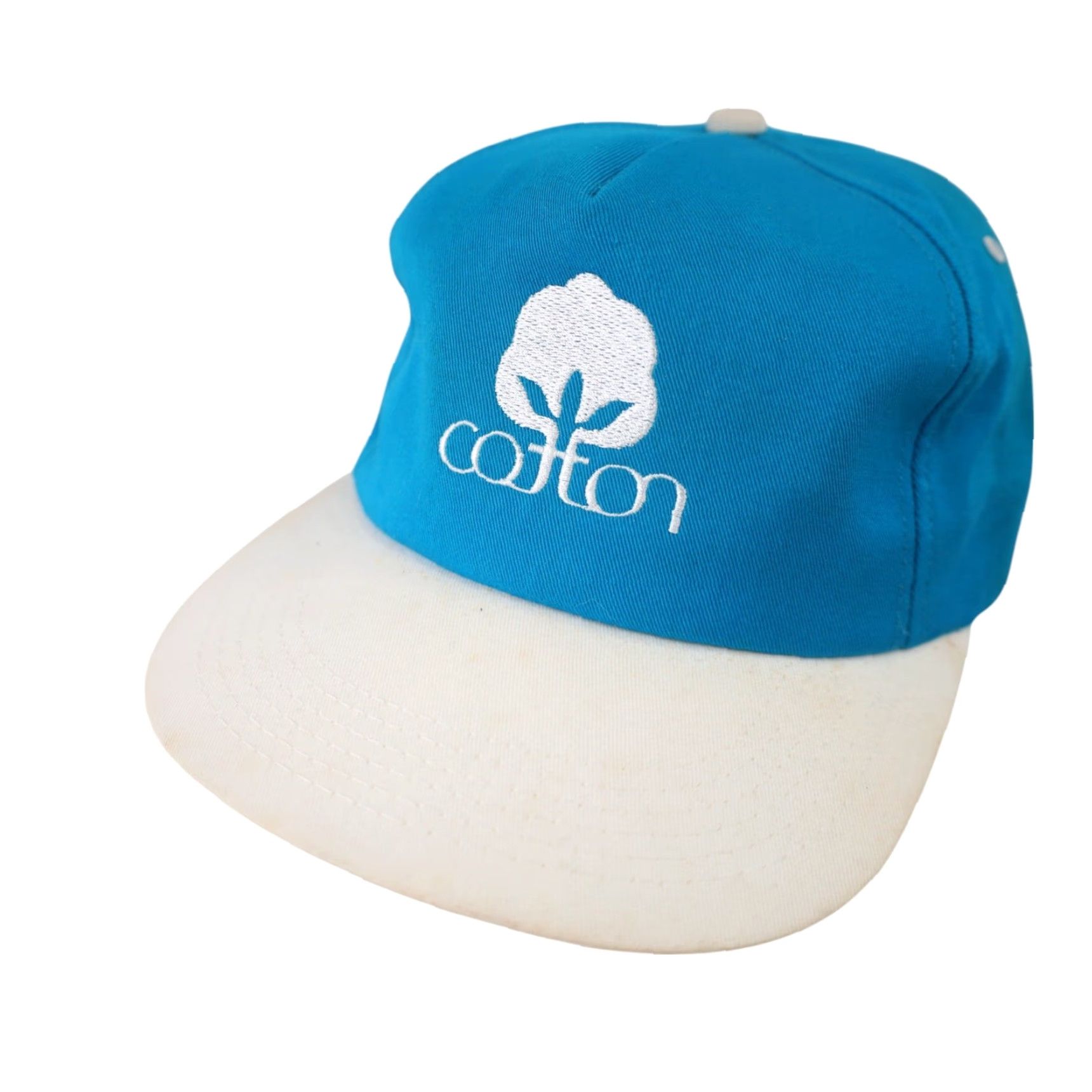 Logo 7 VINTAGE Trucker Hat One Size Unisex Adults Blue Cotton Classic Logo Snapback Size ONE SIZE - 2 Thumbnail