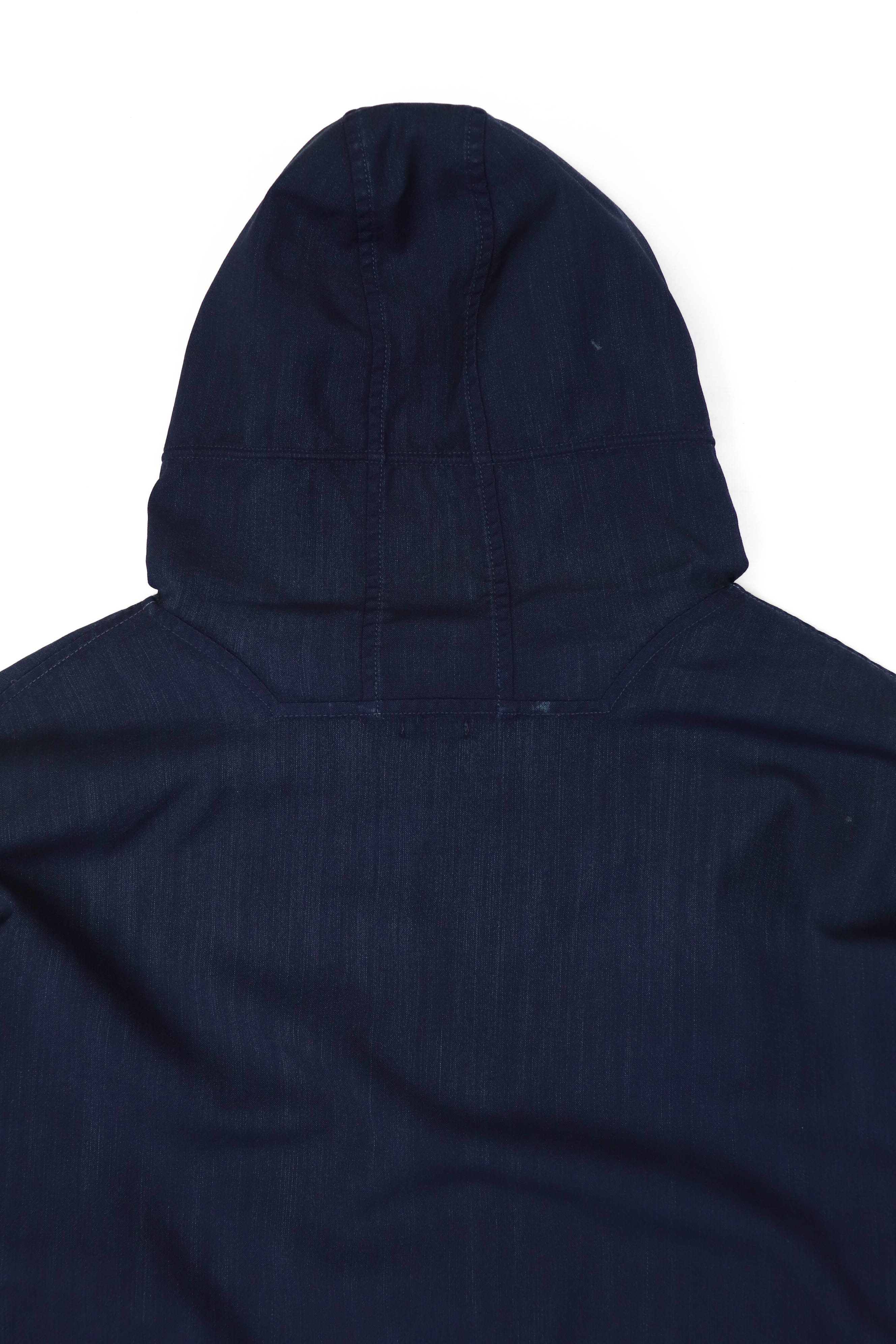 Stone Island Stone Island SS’01 Vintage 00s Virgin Wool Hooded Zip Jacket Size US XL / EU 56 / 4 - 14 Thumbnail