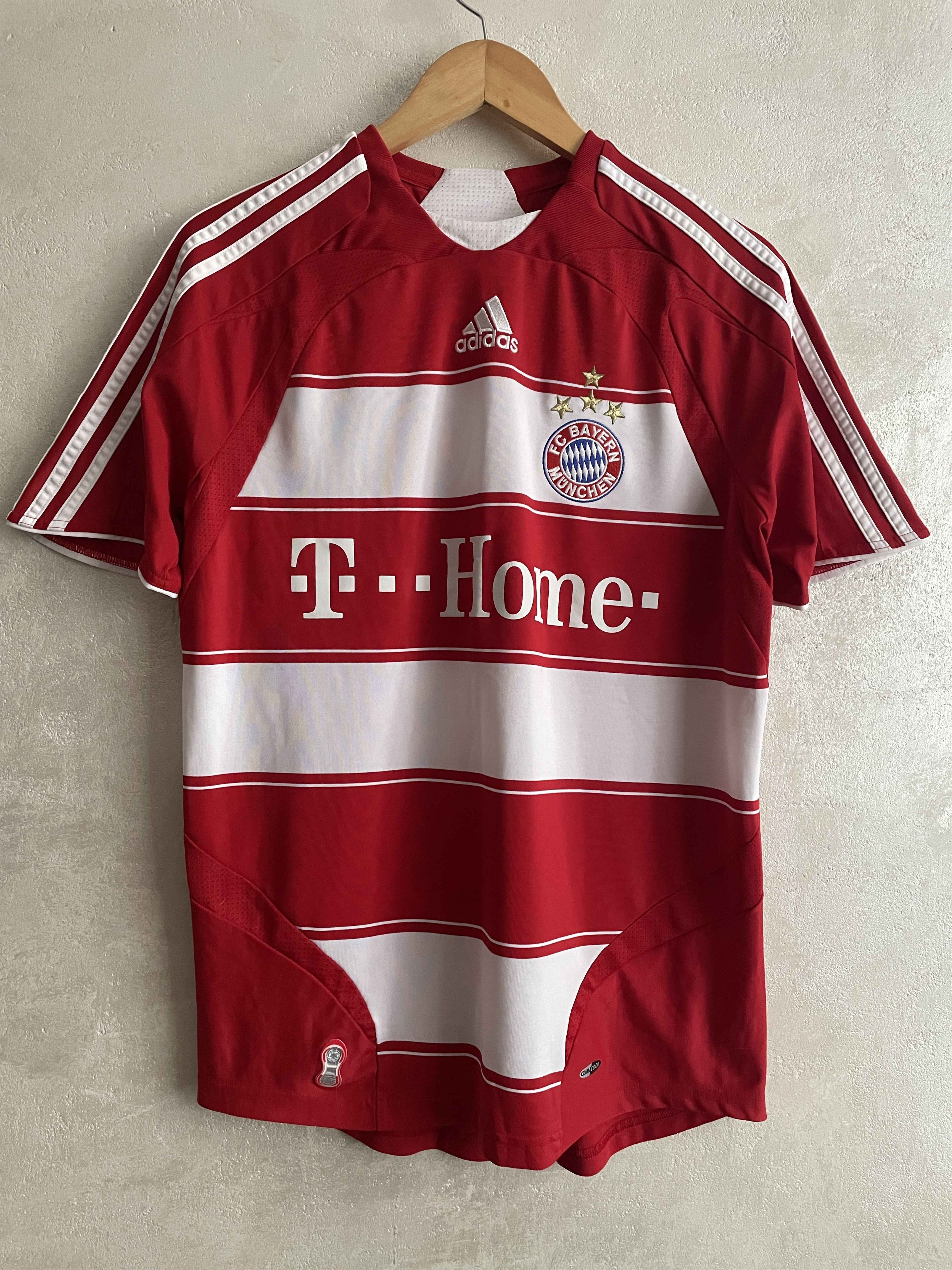 Adidas Vintage Bayern Munich 2007-2008 Home Shirt Soccer Jersey Size US S / EU 44-46 / 1 - 1 Thumbnail