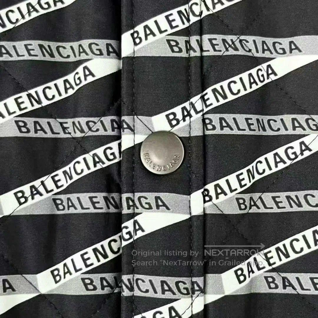 Balenciaga Balenciaga Striped Logo Light Jacket. Size US M / EU 48-50 / 2 - 5 Thumbnail