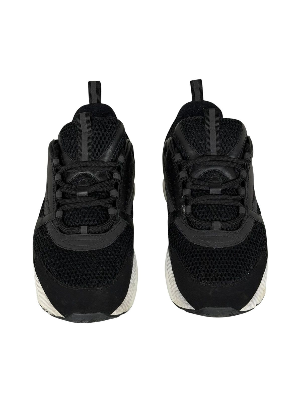Dior Dior B22 Black White Leather Trainers Size US 10 / EU 43 - 6 Thumbnail