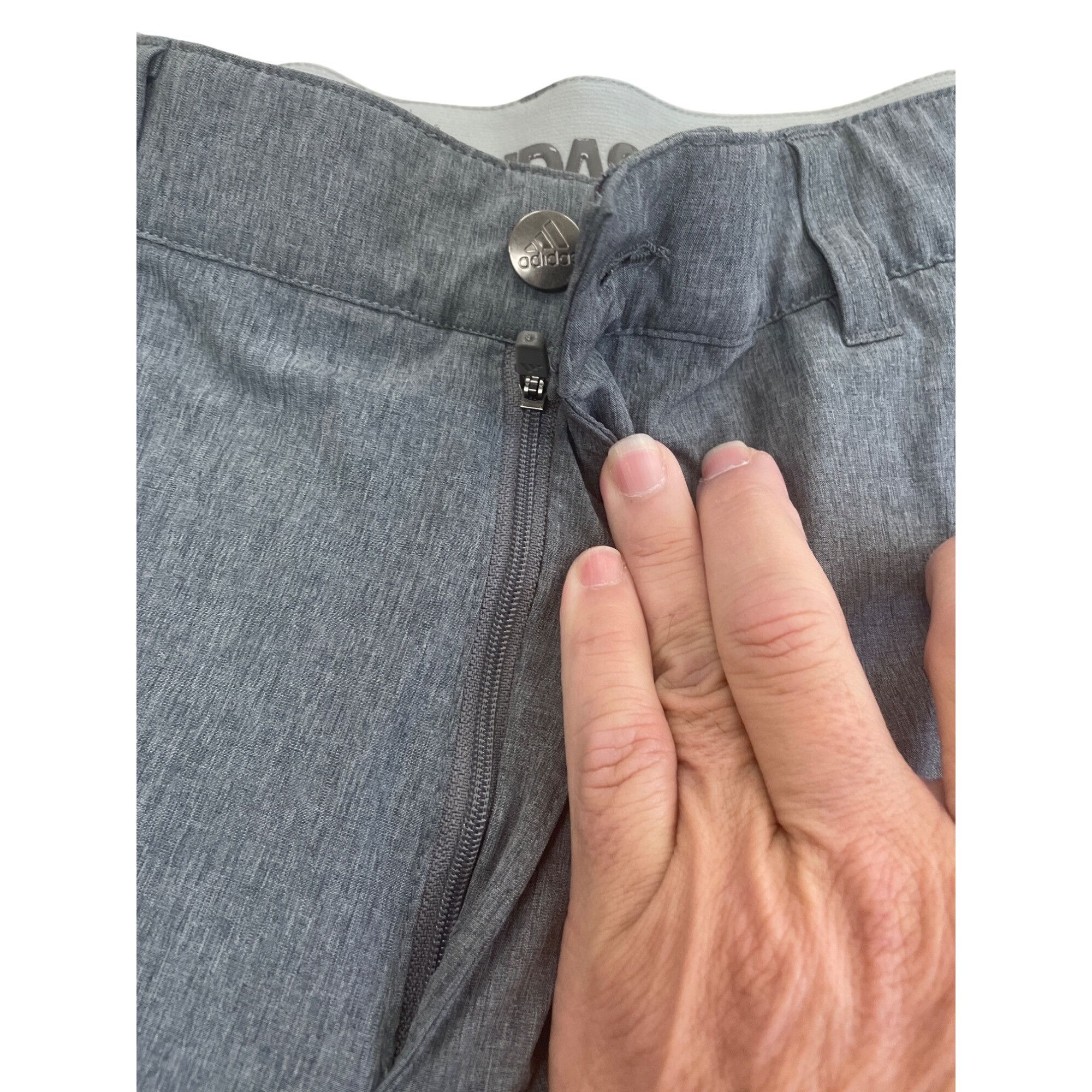 Adidas Adidas Mens Gray Performance Golf Casual Shorts Size 36 SKU Size US 36 / EU 52 - 13 Thumbnail
