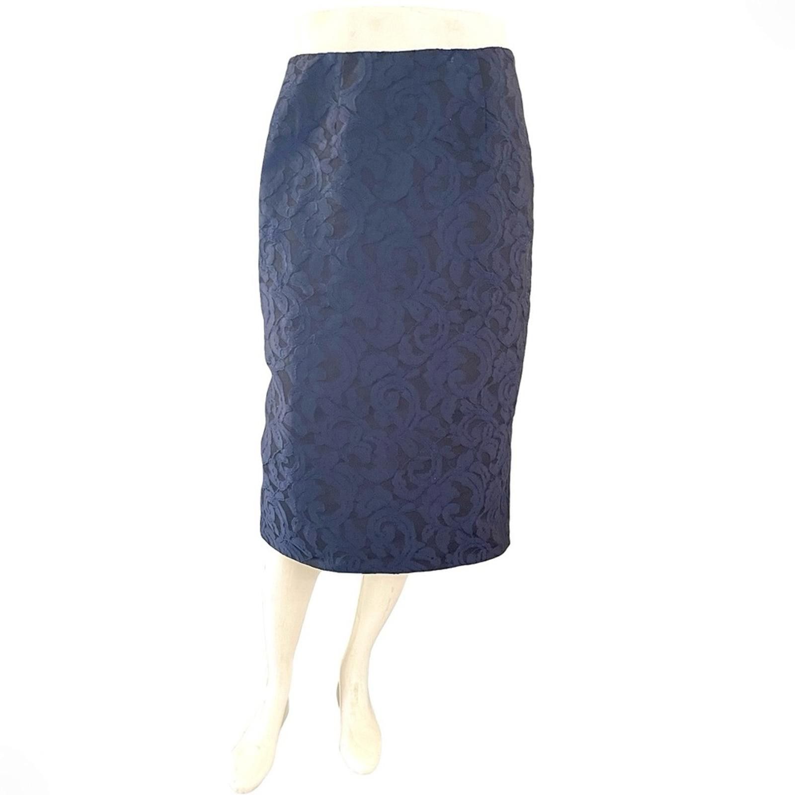 Coldwater Creek Cold water Creek Navy Blue Women's Skirt in size 6 Size 28" / US 6 / IT 42 - 1 Thumbnail