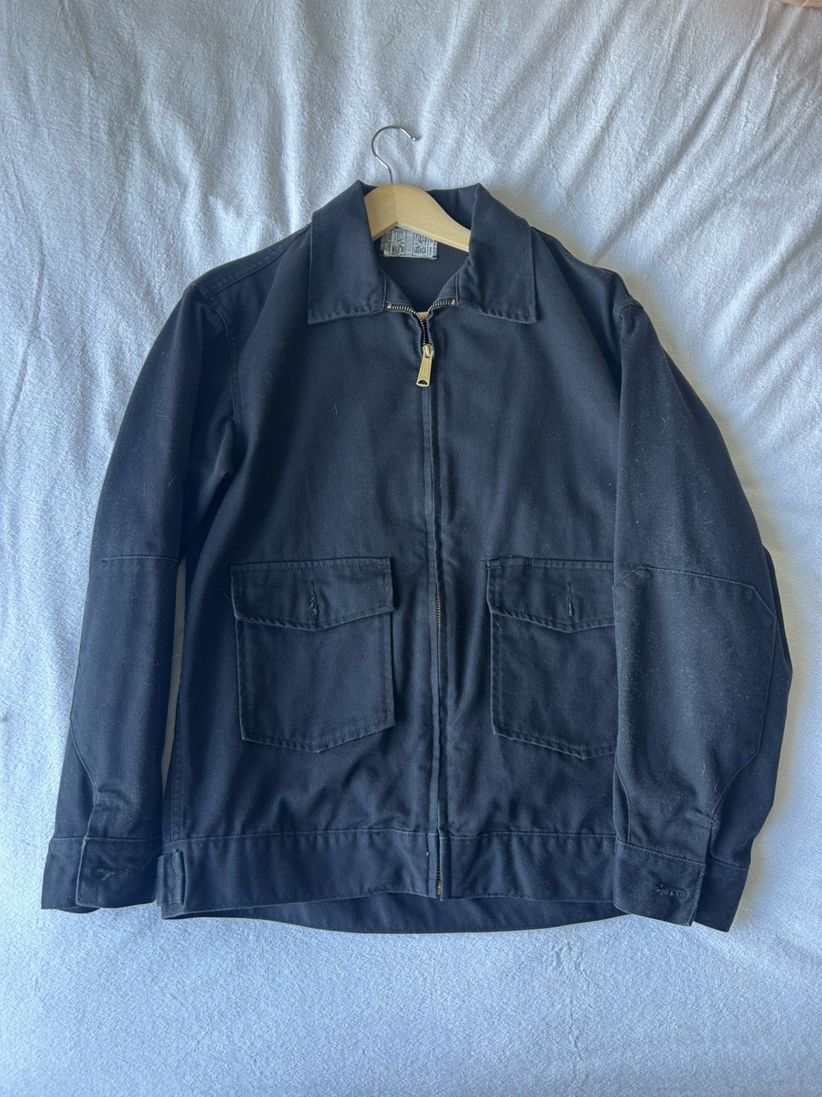 Left Field Nyc Left field NYC Garage Jacket - Black 9 oz Twill Size US S / EU 44-46 / 1 - 1 Thumbnail