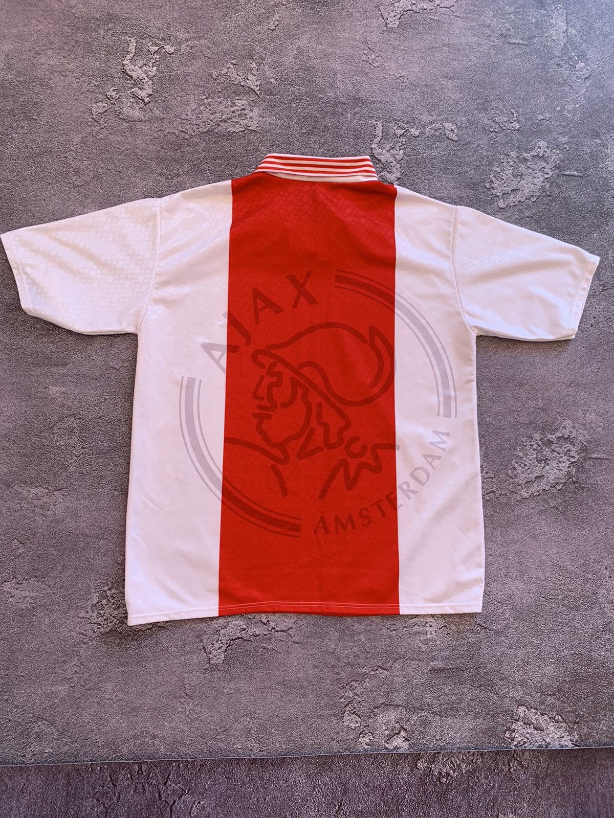 Vintage Blockcore Ajax Amsterdam 1996/97 Soccer Jersey Bootleg Size US XL / EU 56 / 4 - 8 Thumbnail