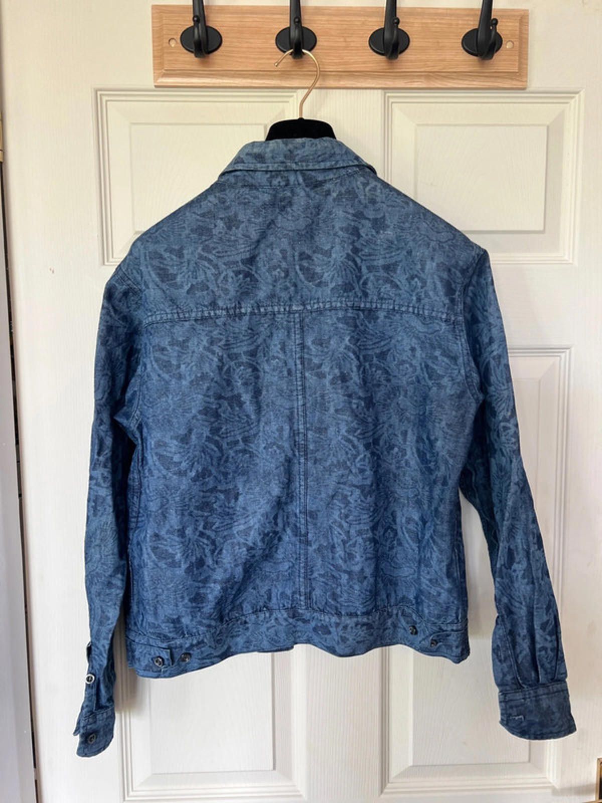 Isabel Marant Isabel Marant blue printed denim jacket uk 10 Size M / US 6-8 / IT 42-44 - 6 Thumbnail