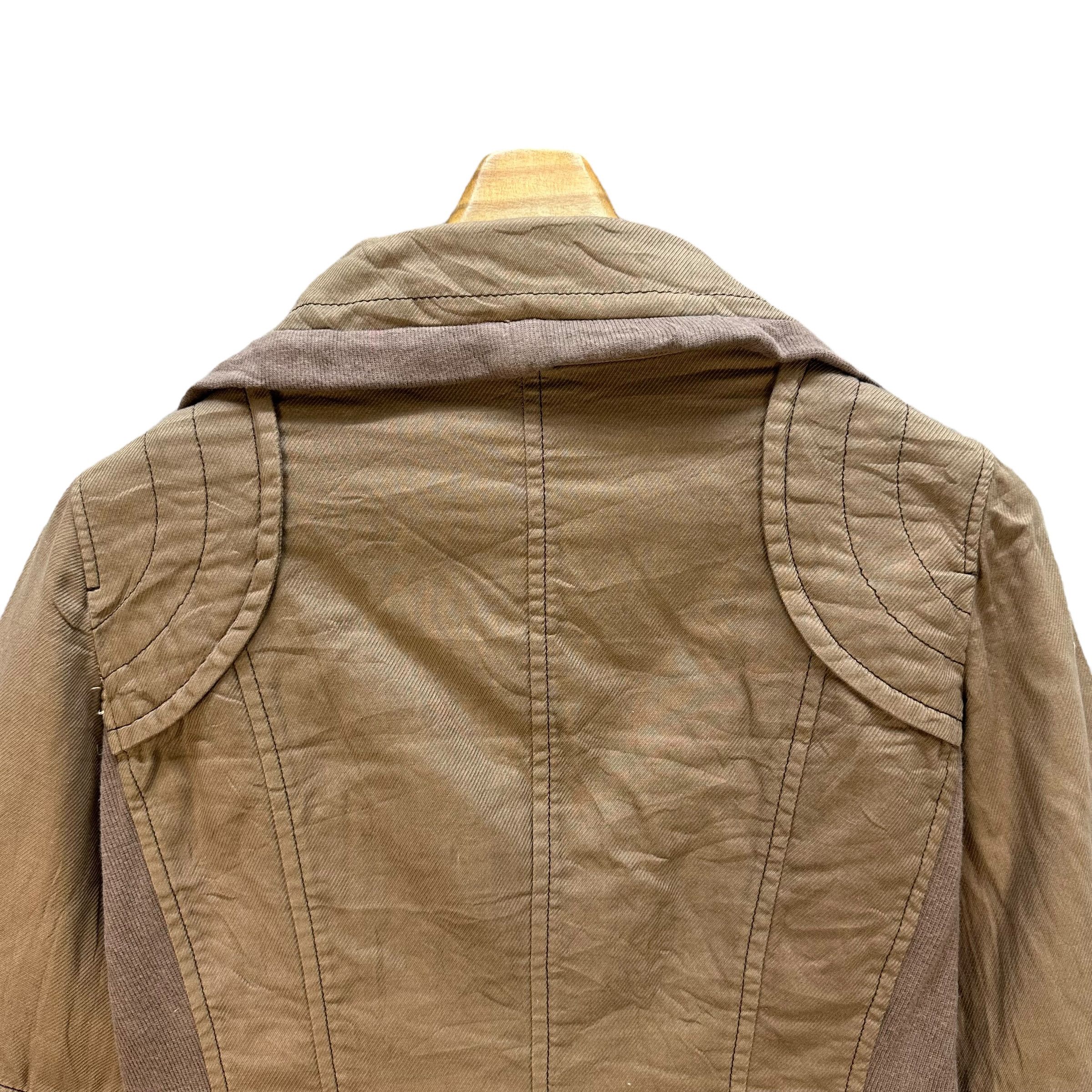 Japanese Brand LUXXM Made in Japan Bondage Asymmetrical Jacket #A55-1270 Size S / US 4 / IT 40 - 13 Thumbnail
