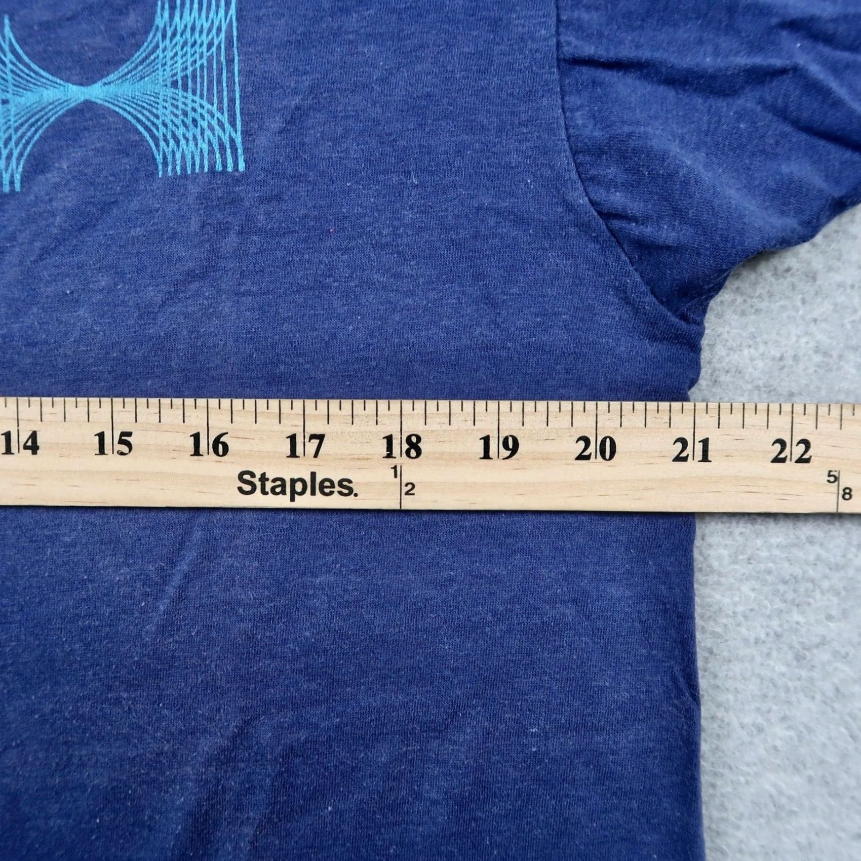 Hanes VINTAGE Hanes MMS Our Ball Game T-Shirt Navy Blue Mens Large USA Shirts Men 80s Graphic Tee Short Sleeve blue Geometric Size US L / EU 52-54 / 3 - 6 Thumbnail