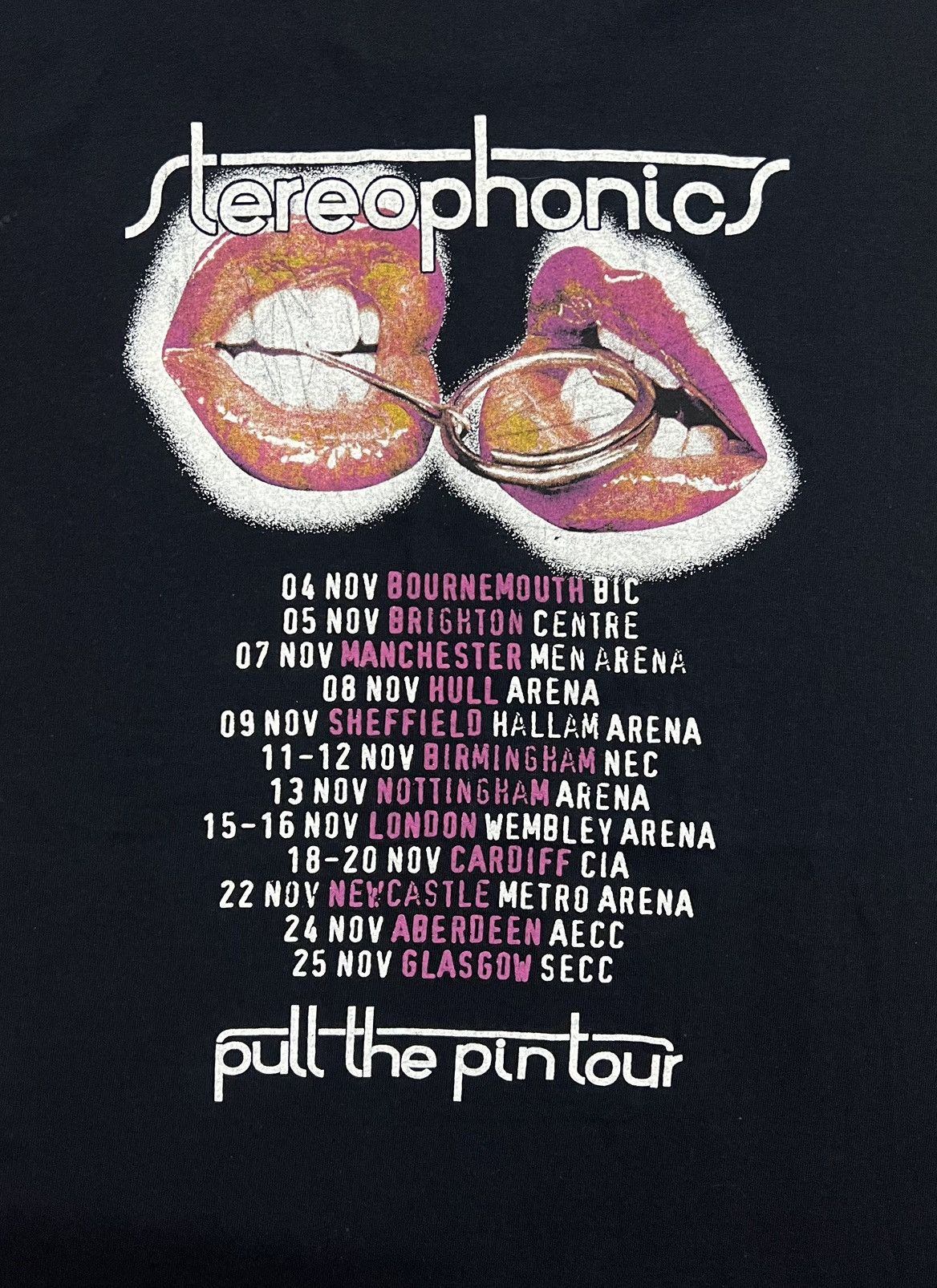 Band Tees Stereophonics Pull The Pin Tour 2007 Band Tee M Size US M / EU 48-50 / 2 - 9 Thumbnail