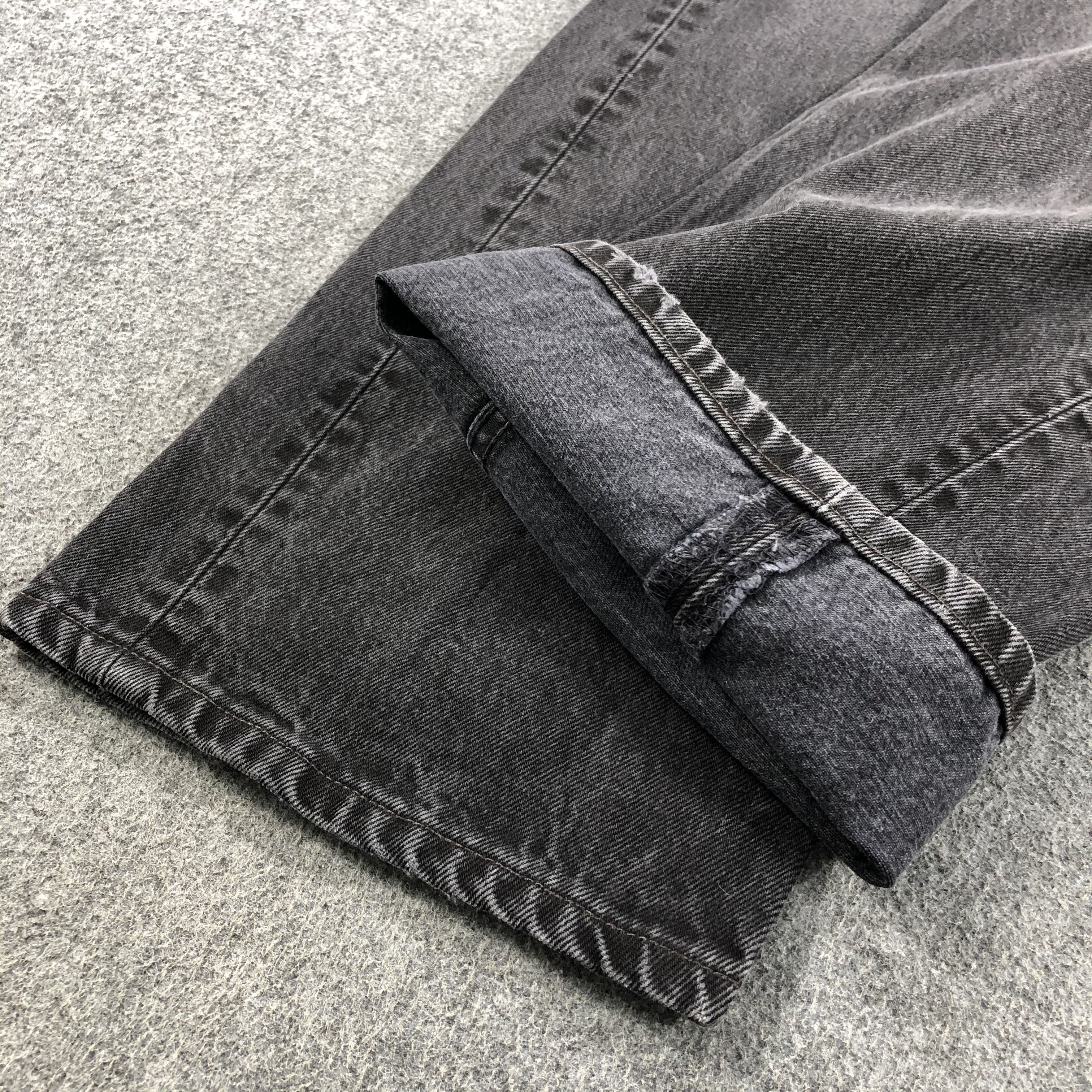 Levi's × Vintage Vintage 90s Faded Black Levis 501 Jeans-JM1536 Size US 39 - 6 Thumbnail