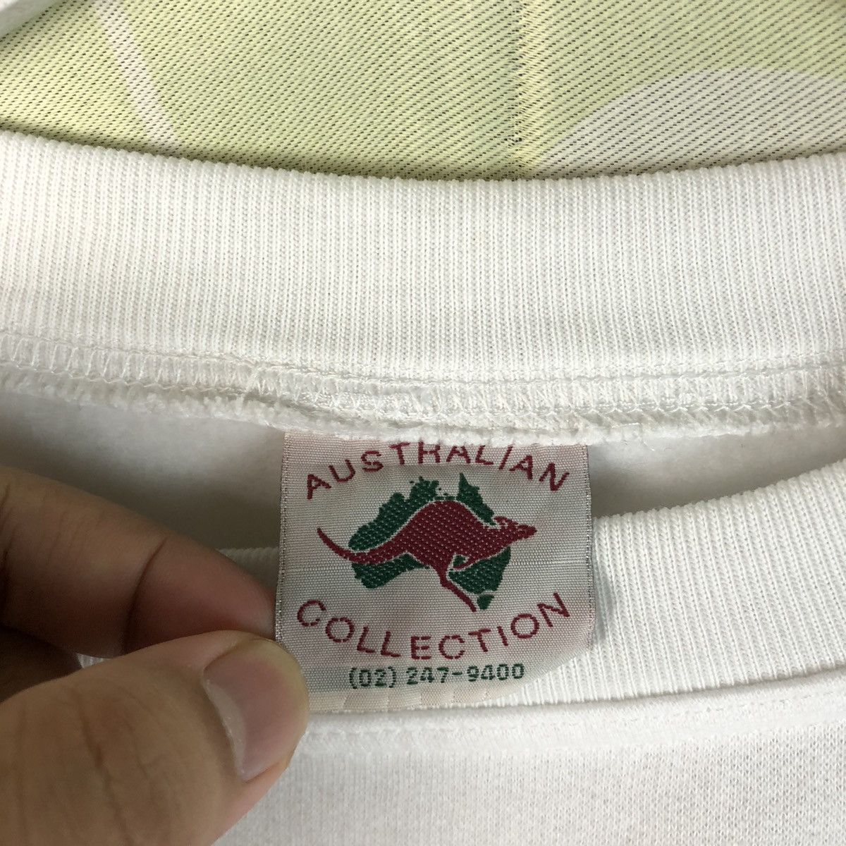 Vintage No Worries Mate White Sweatshirt #7460 Size US M / EU 48-50 / 2 - 10 Thumbnail