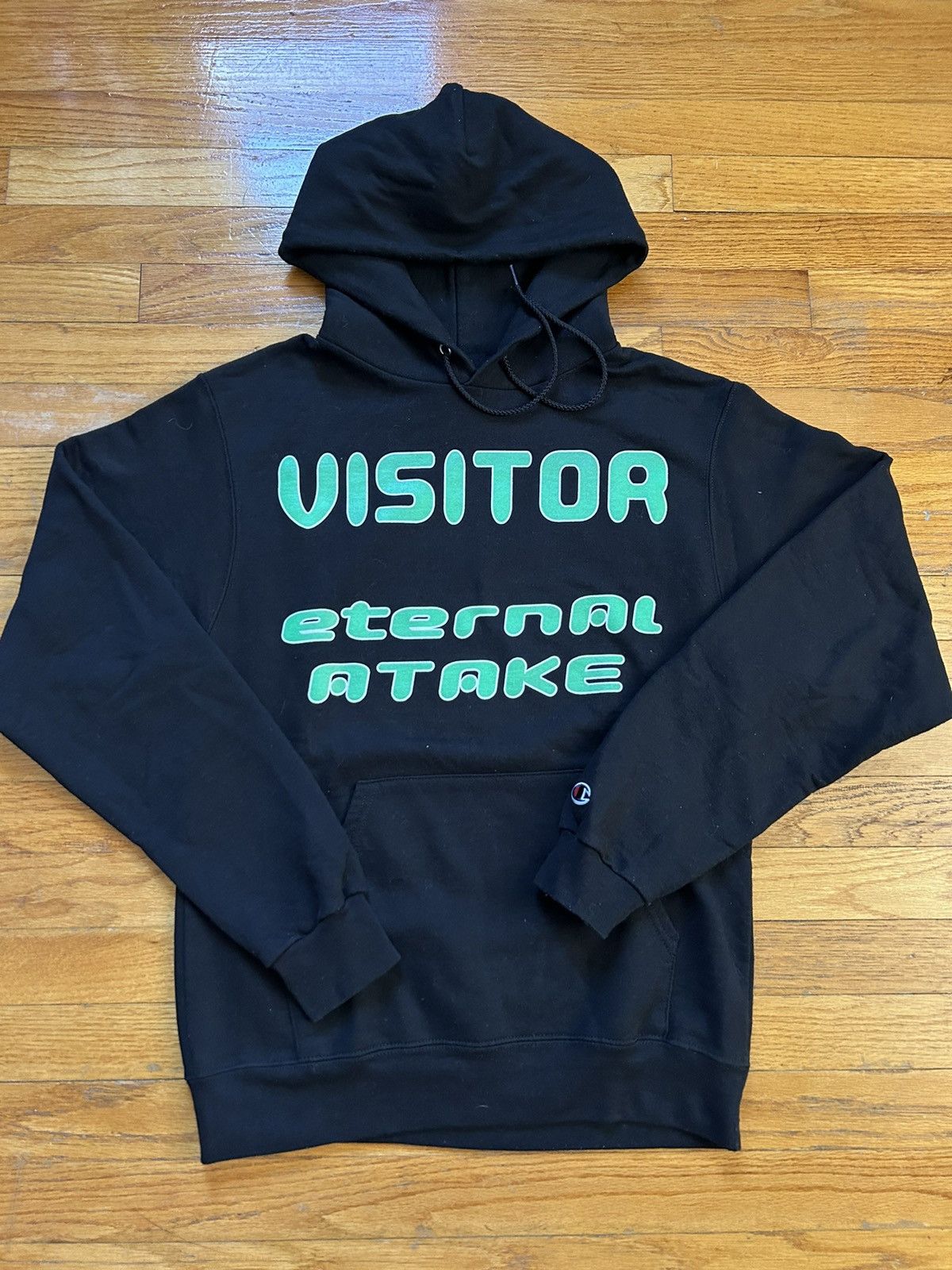 新しいスタイル Vert Uzi Lil × Champion Lil Hoodie Atake Eternal Vert Uzi トップス