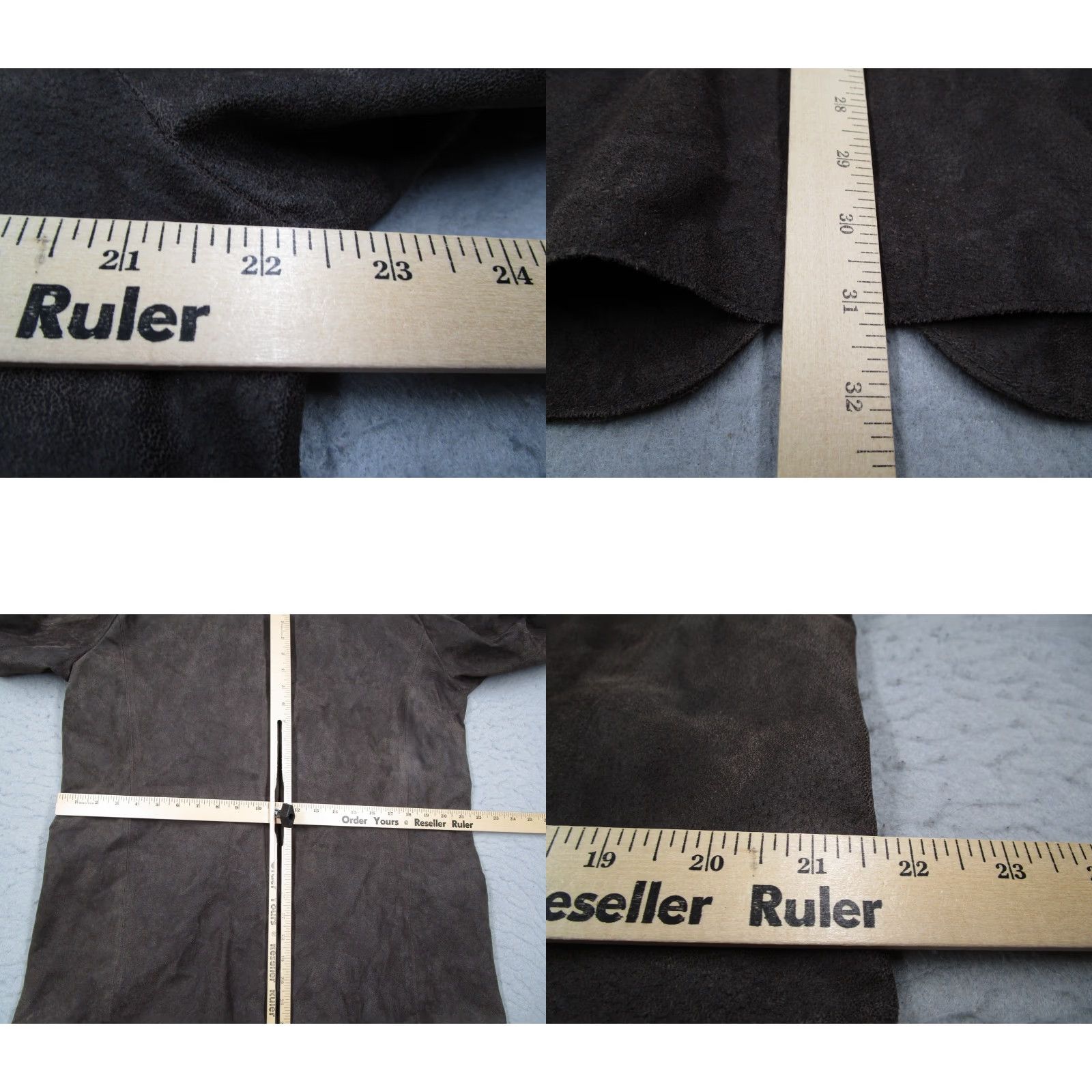 Scully Scully Leatherwear Jacket Mens Large Brown Suede 2 Button Leather Blazer Coat Size 42R - 8 Thumbnail