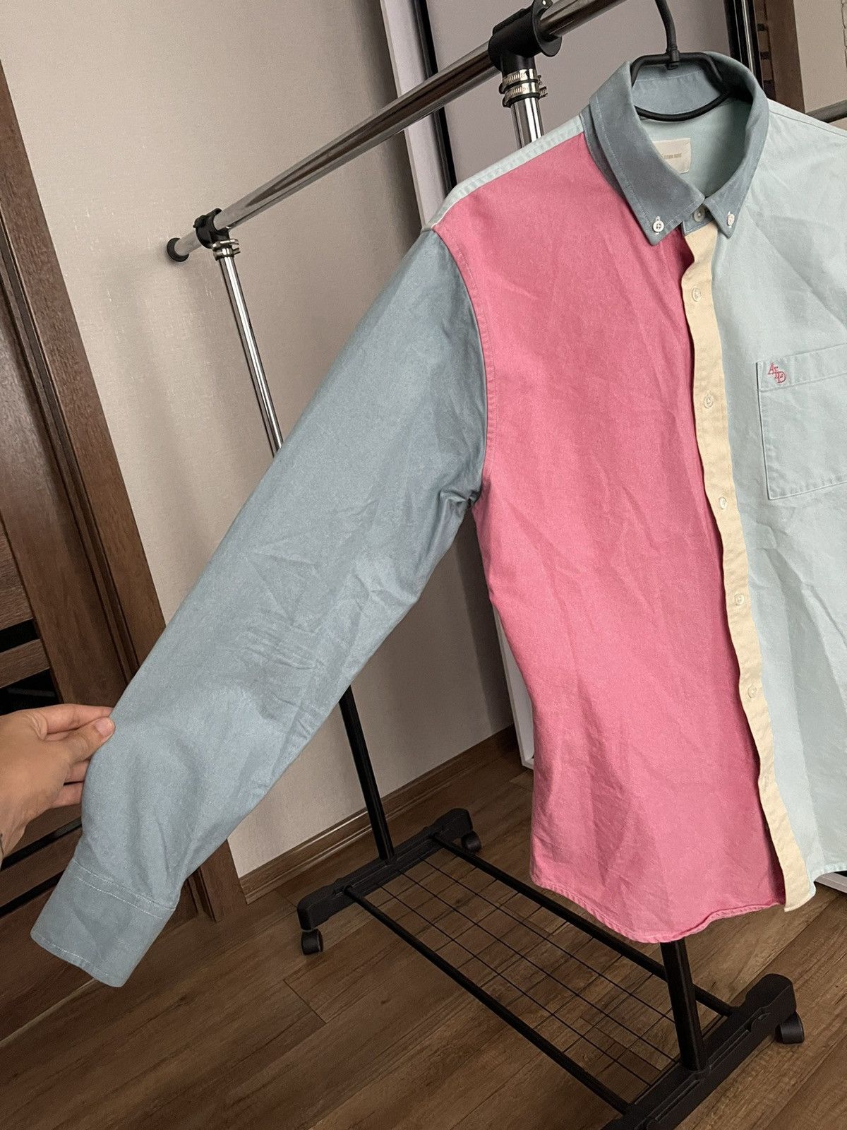 Aime Leon Dore Aime Leon Dore Color Blocked Oxford Shirt Button Up Size US L / EU 52-54 / 3 - 7 Thumbnail