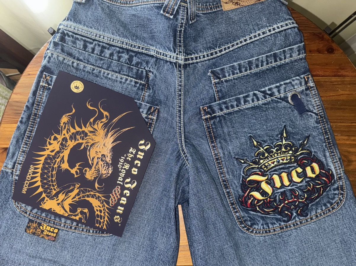 JNCO JNCO W Royal Hand-Sand Dark Stone Size 23" - 3 Thumbnail