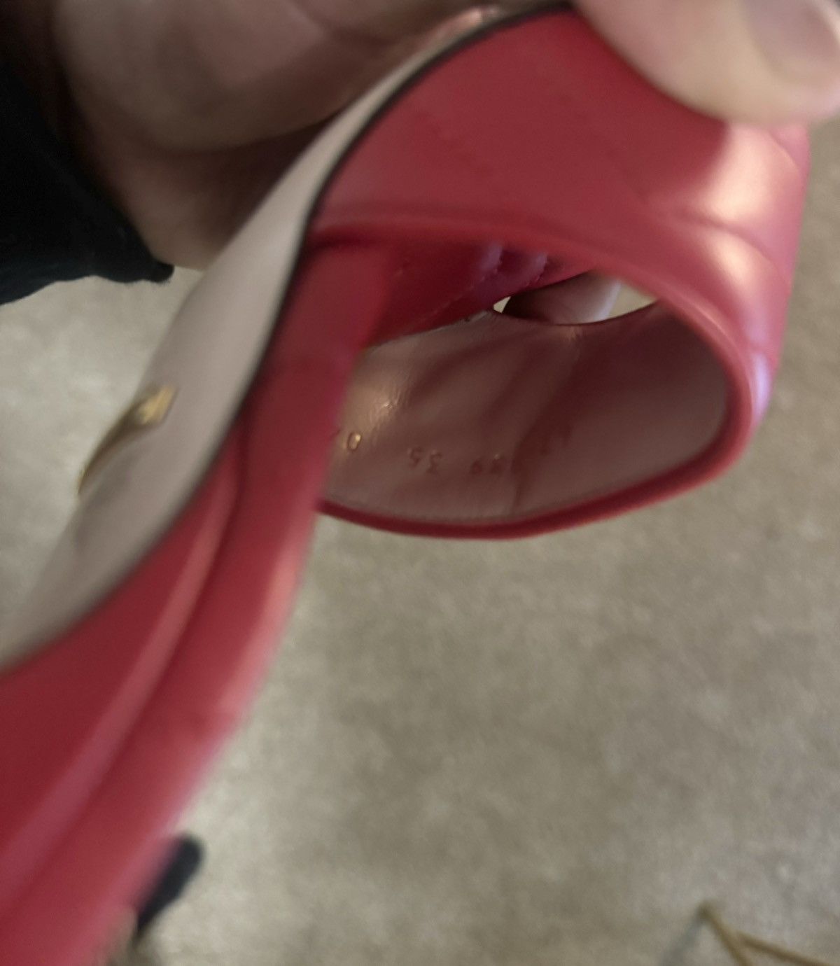 Gucci Gucci Women Marmont Sandal Size US 5 / IT 35 - 9 Thumbnail