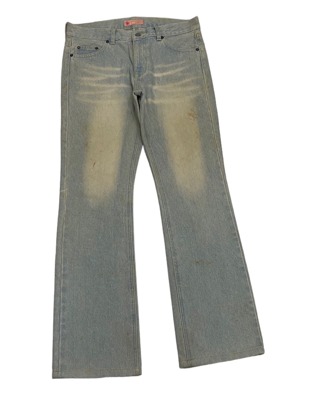 Hysteric Glamour FLARE JEANS🔥RUSTY BOOTCUT FLARE DENIM JEANS DISTRESSED Size US 32 / EU 48 - 2 Thumbnail